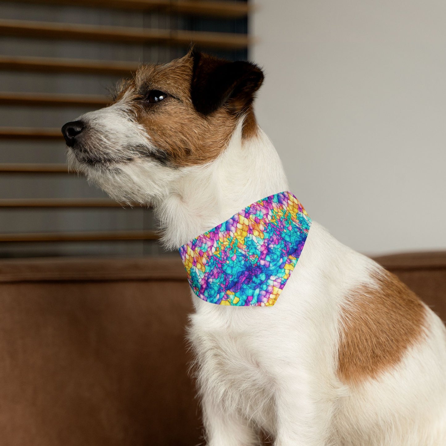 Trippy Tranquility Pet Bandana Collar