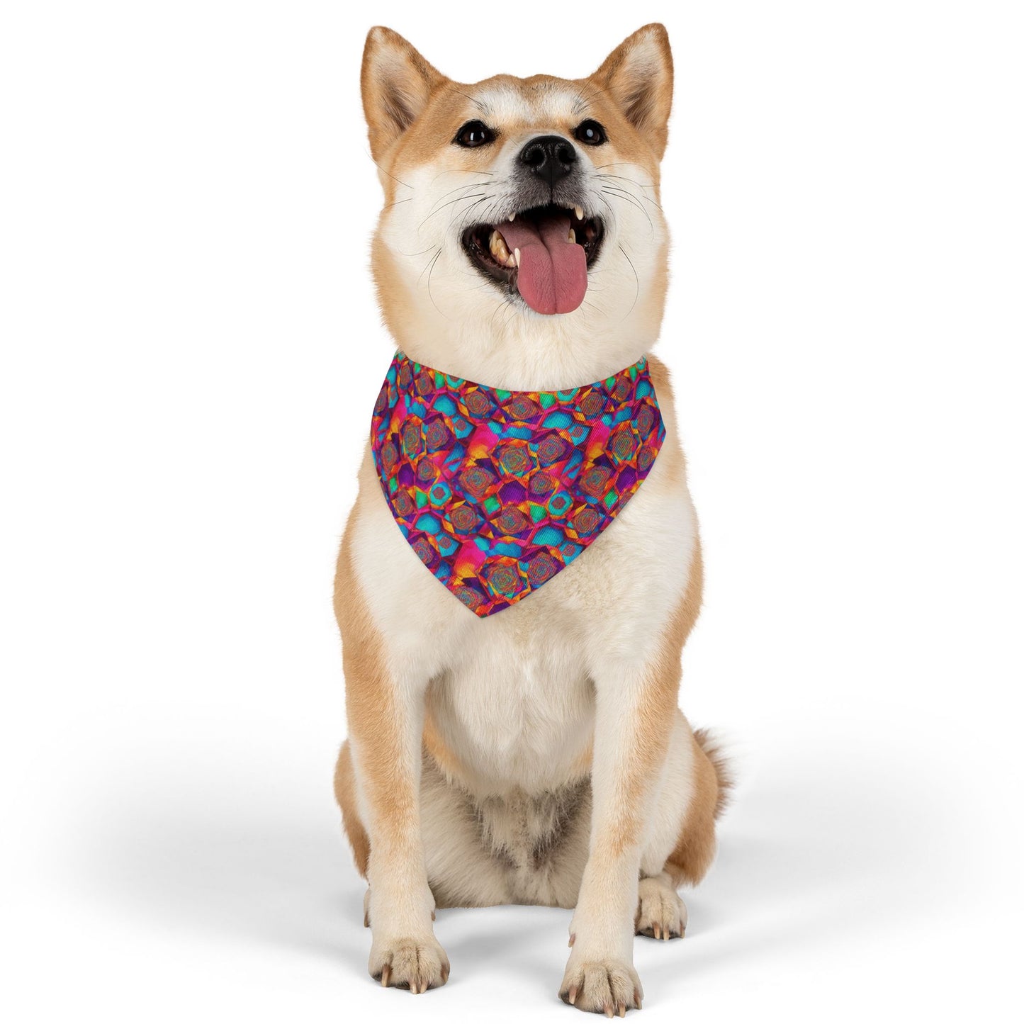 Hypnotic Harmony Pet Bandana Collar