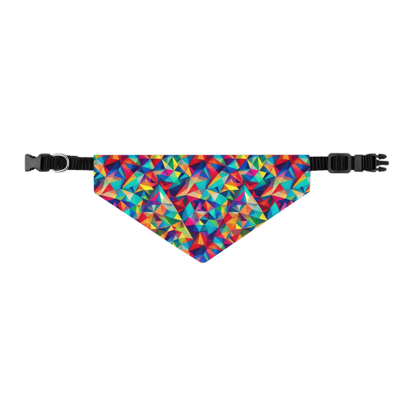 Neon Angles Pet Bandana Collar