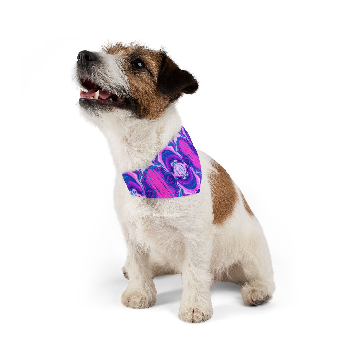 Marbled Magic Pet Bandana Collar