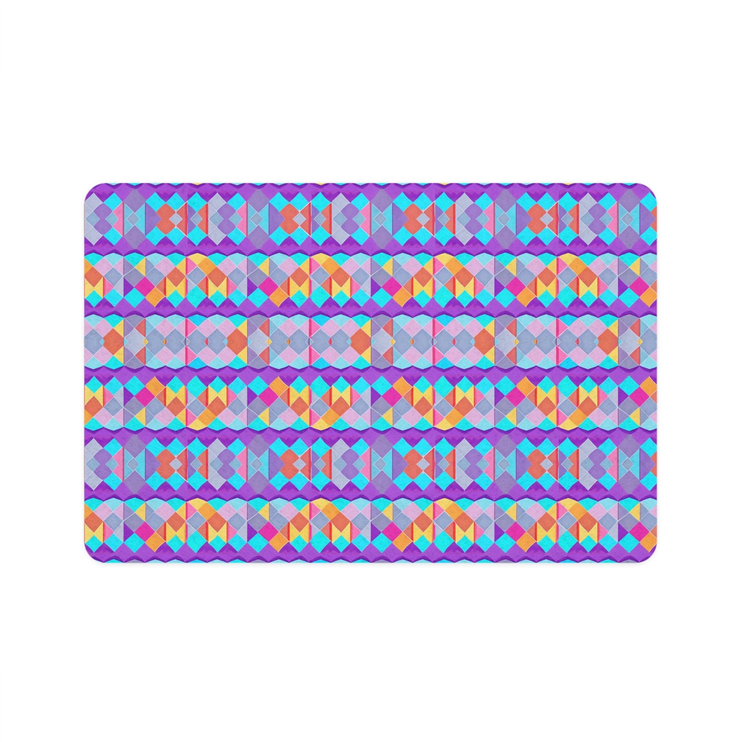 Prismatic Patterns Pet Food Mat (12x18)