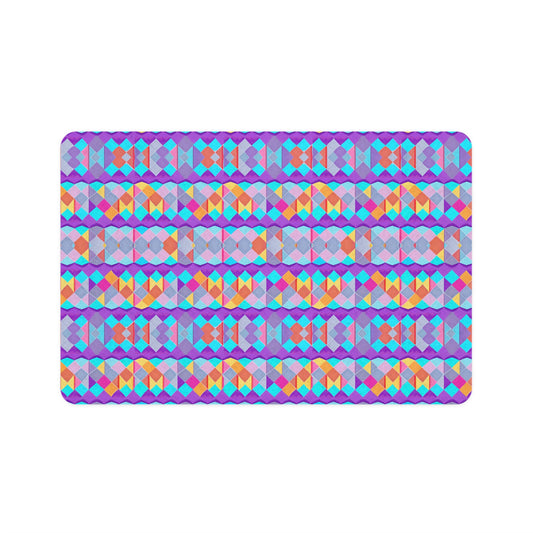 Prismatic Patterns Pet Food Mat (12x18)