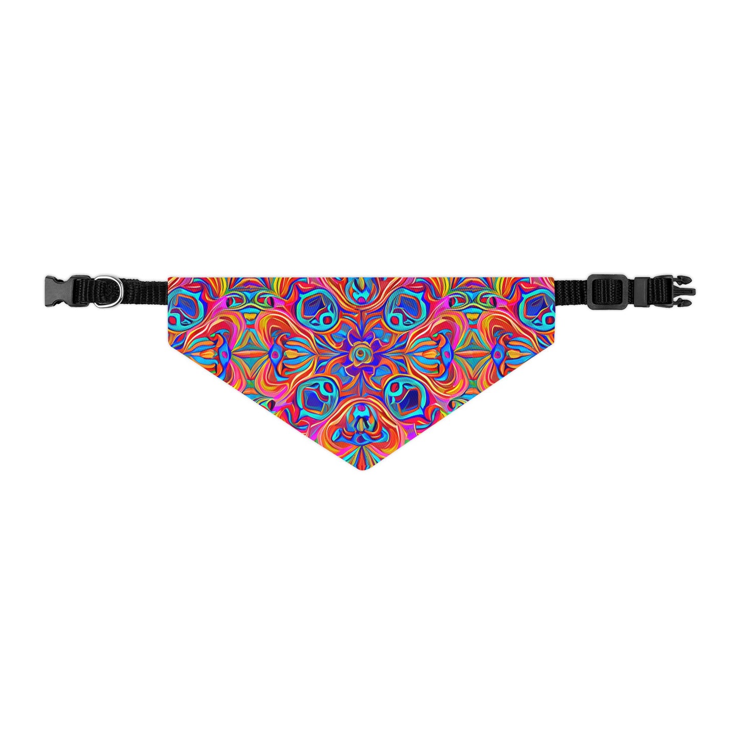 Psychedelic Spectrum Pet Bandana Collar