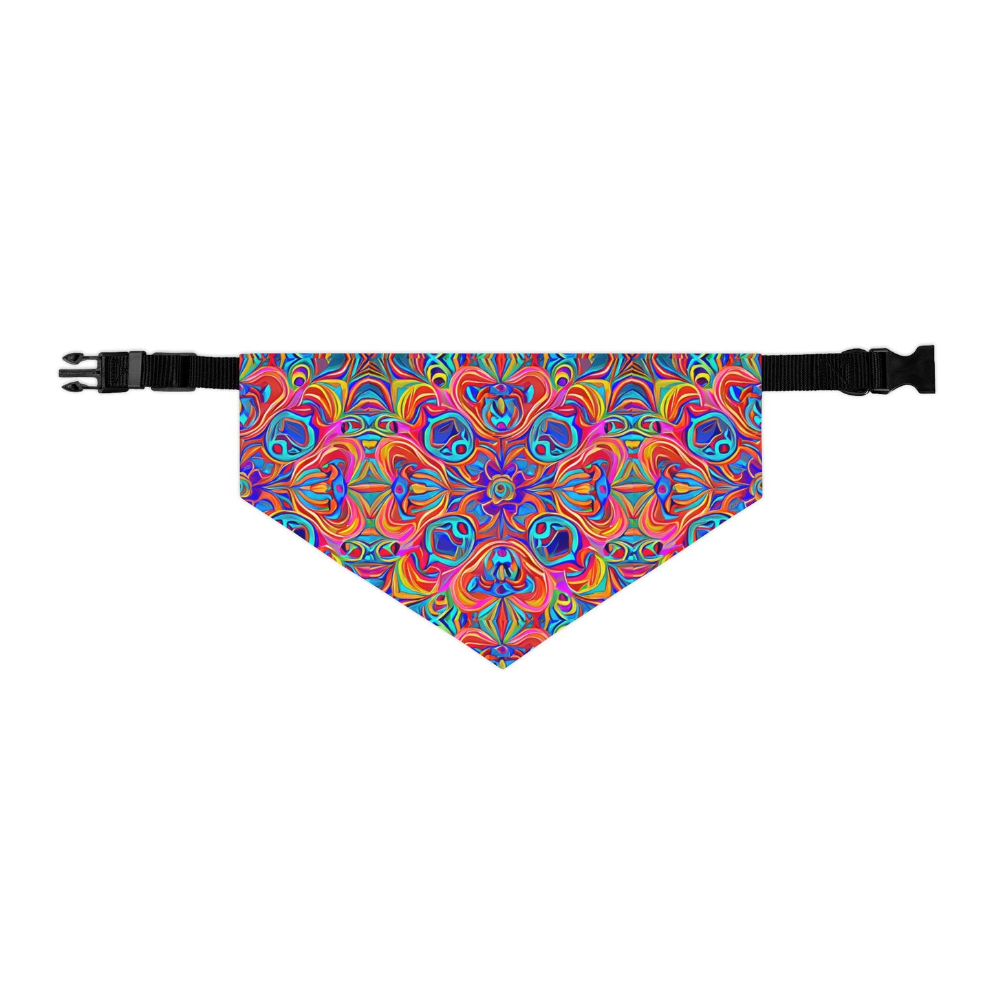 Psychedelic Spectrum Pet Bandana Collar