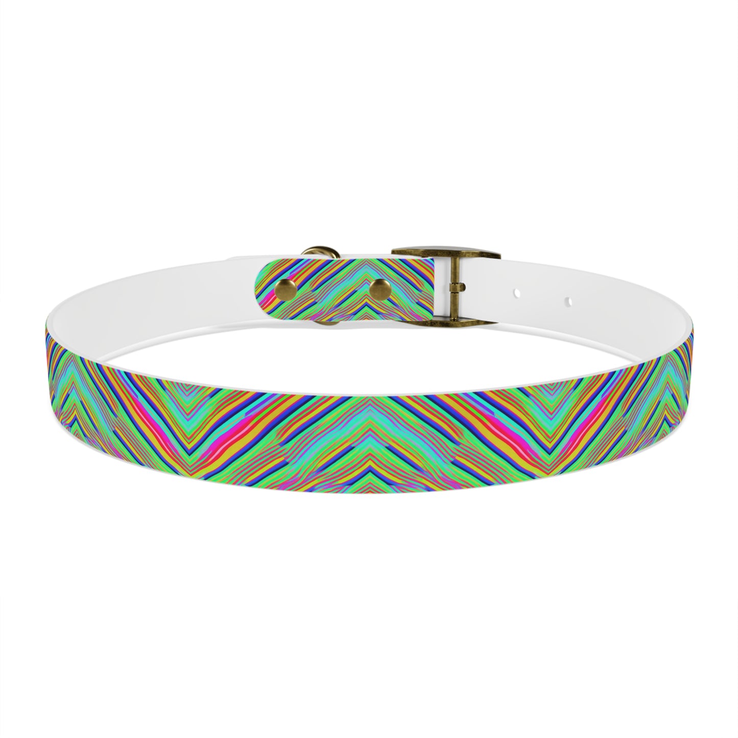 Neon Edges Dog Collar