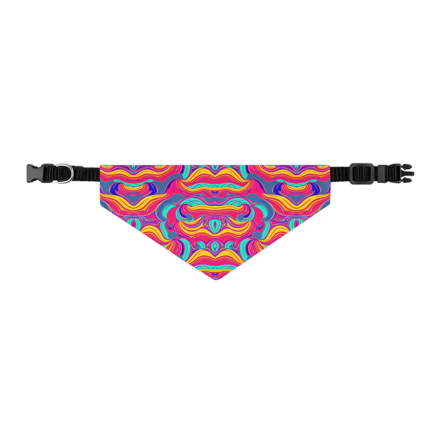 Psychedelic Grove Pet Bandana Collar