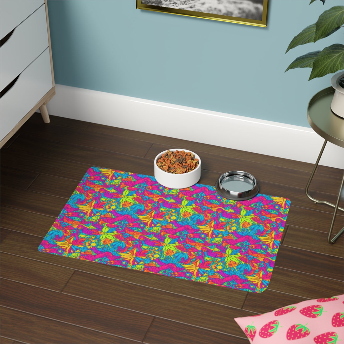 Groovy Geometrics Pet Food Mat (12x18)