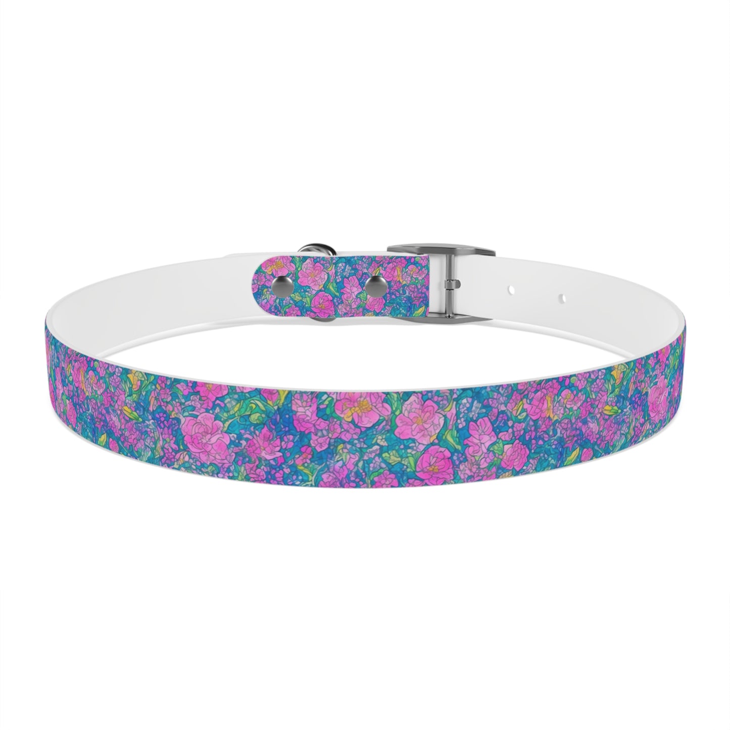 Rainbow Reflections Dog Collar