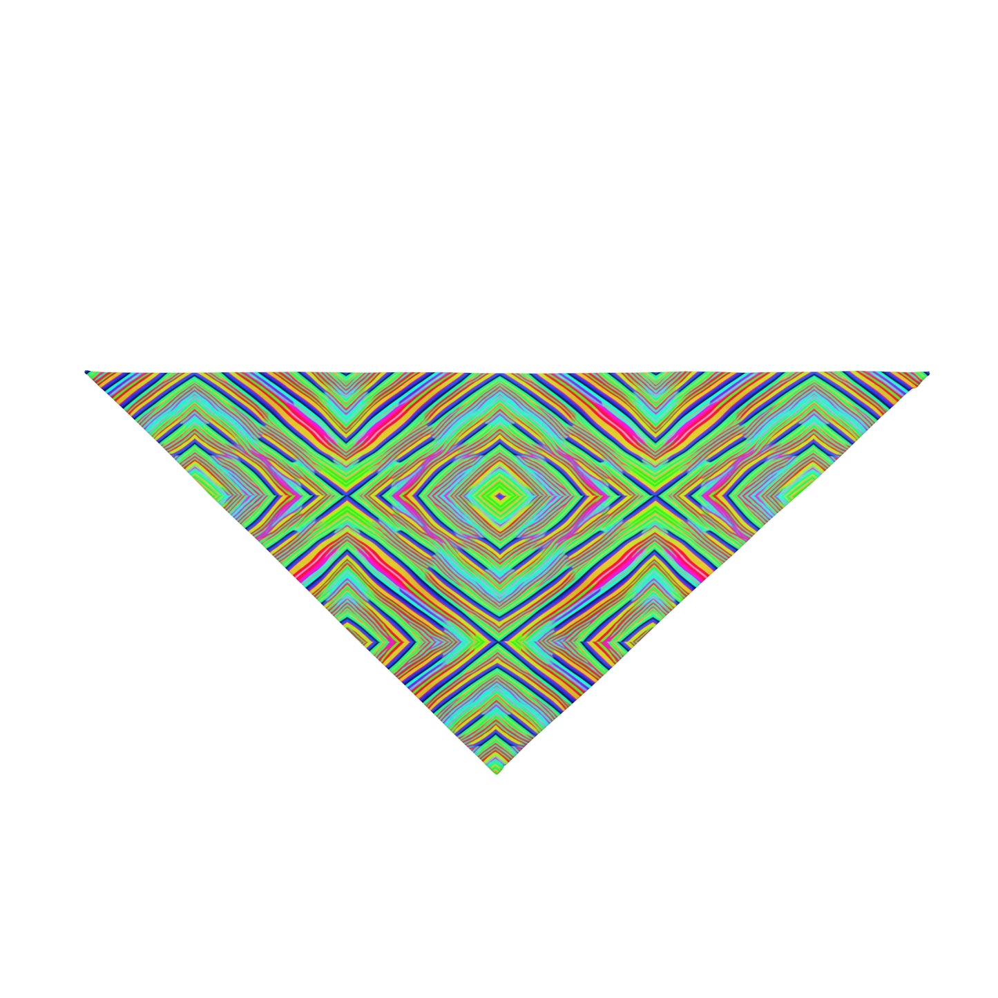 Neon Edges Pet Bandana