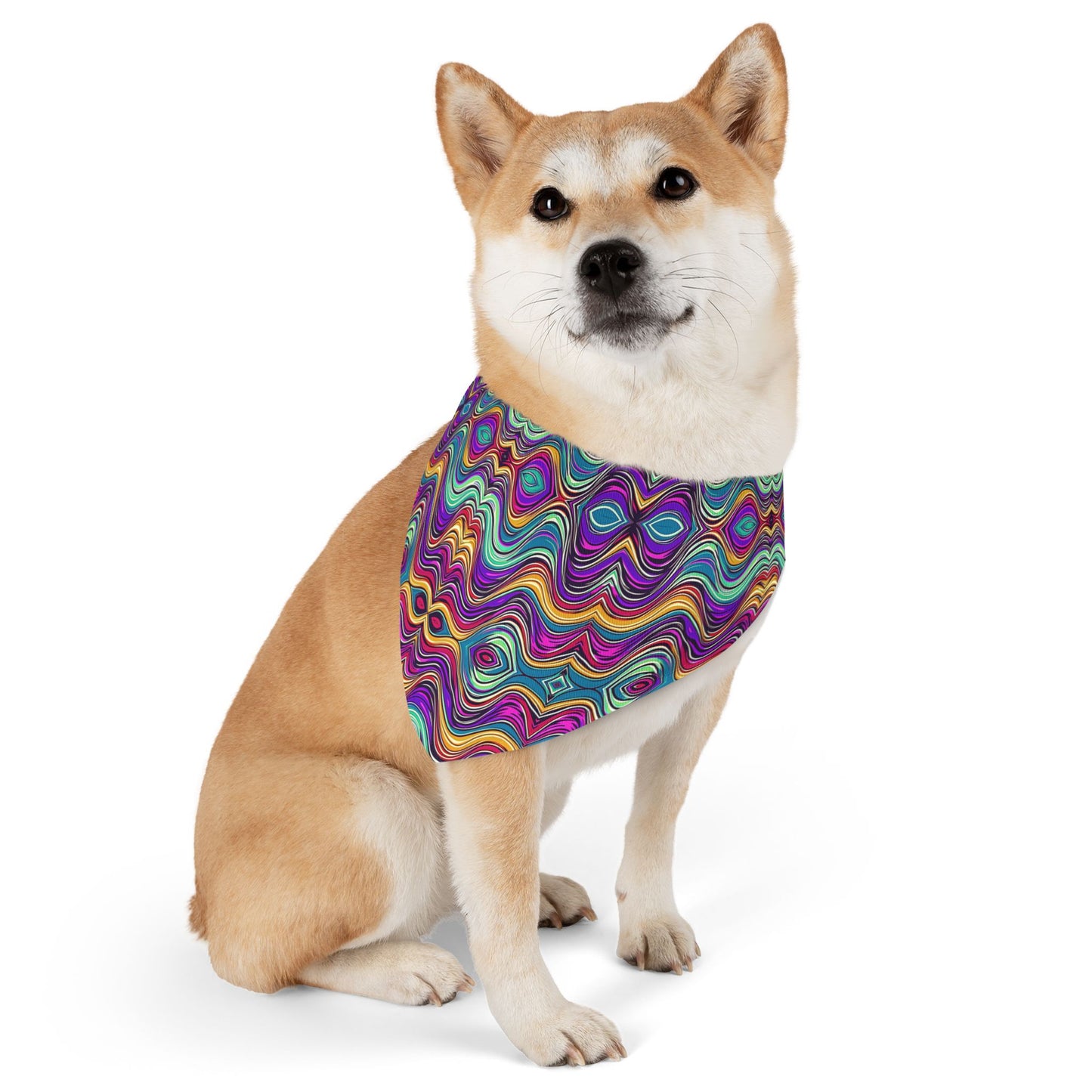 Cosmic Ripple Pet Bandana Collar