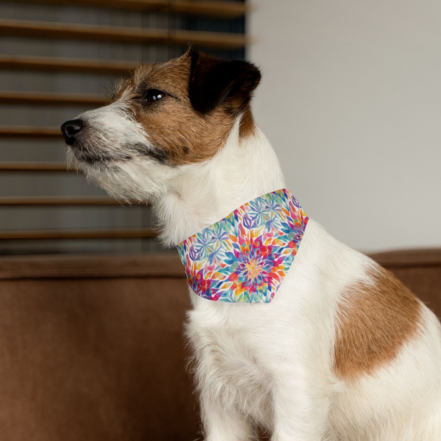 Mandala Mirage Pet Bandana Collar