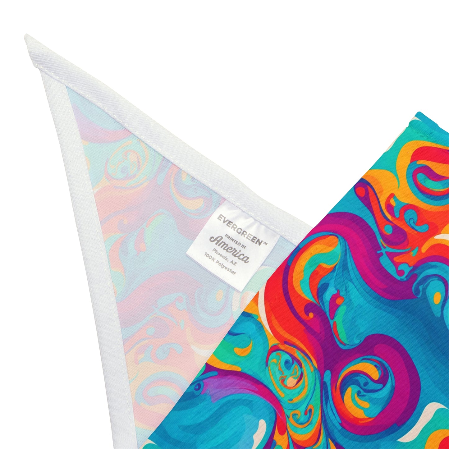 Rainbow Ripple Pet Bandana