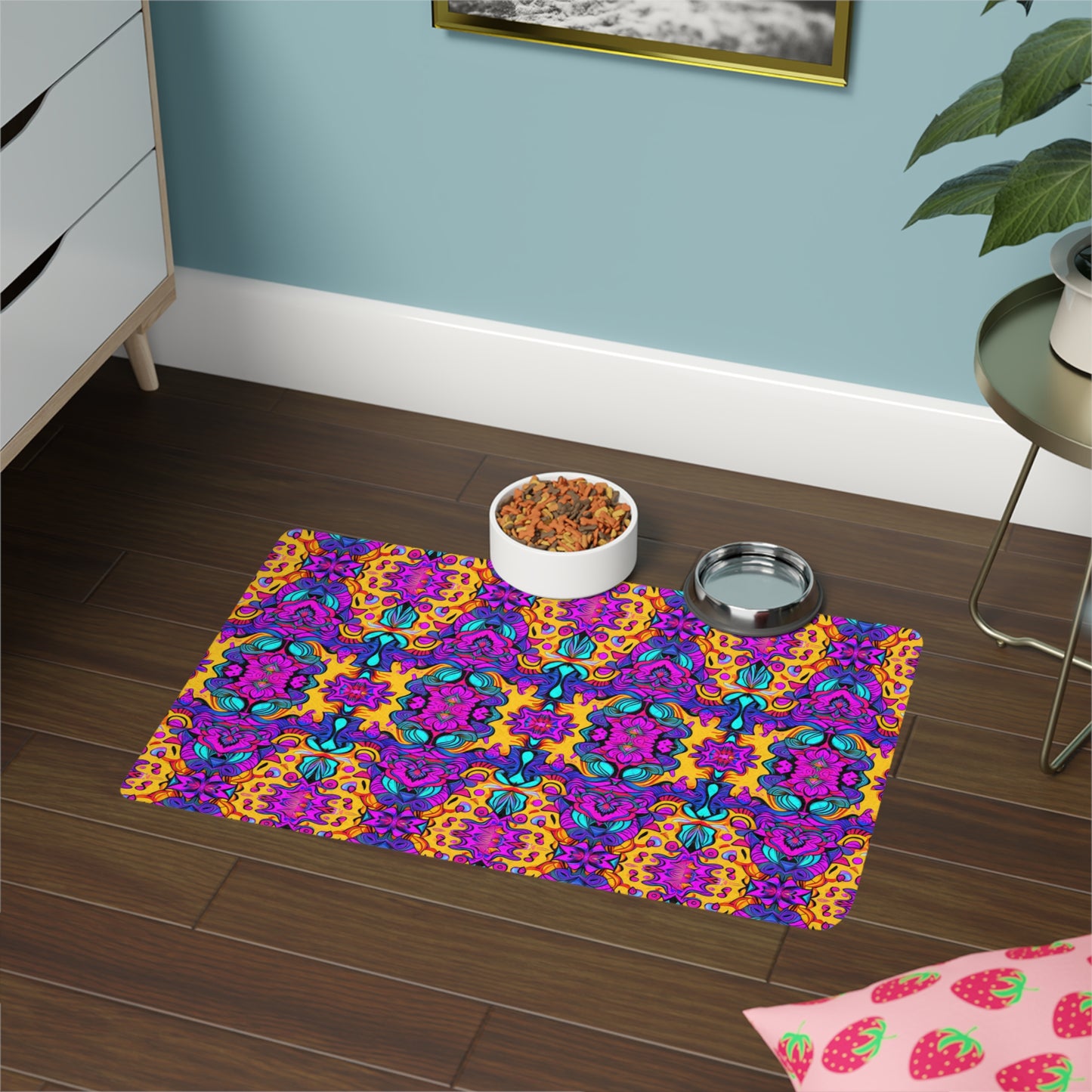 Vibrant Illusions Pet Food Mat (12x18)