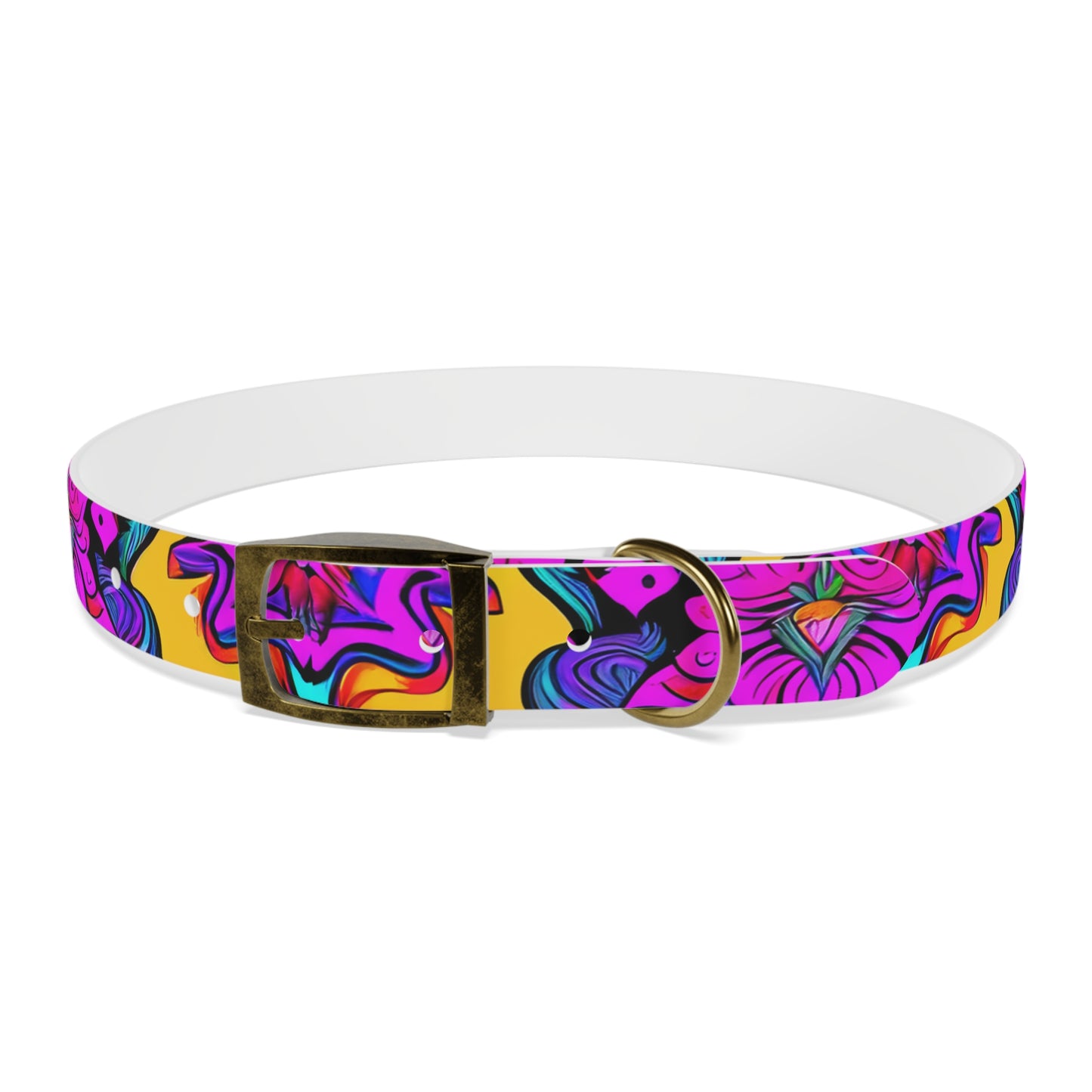 Vibrant Illusions Dog Collar