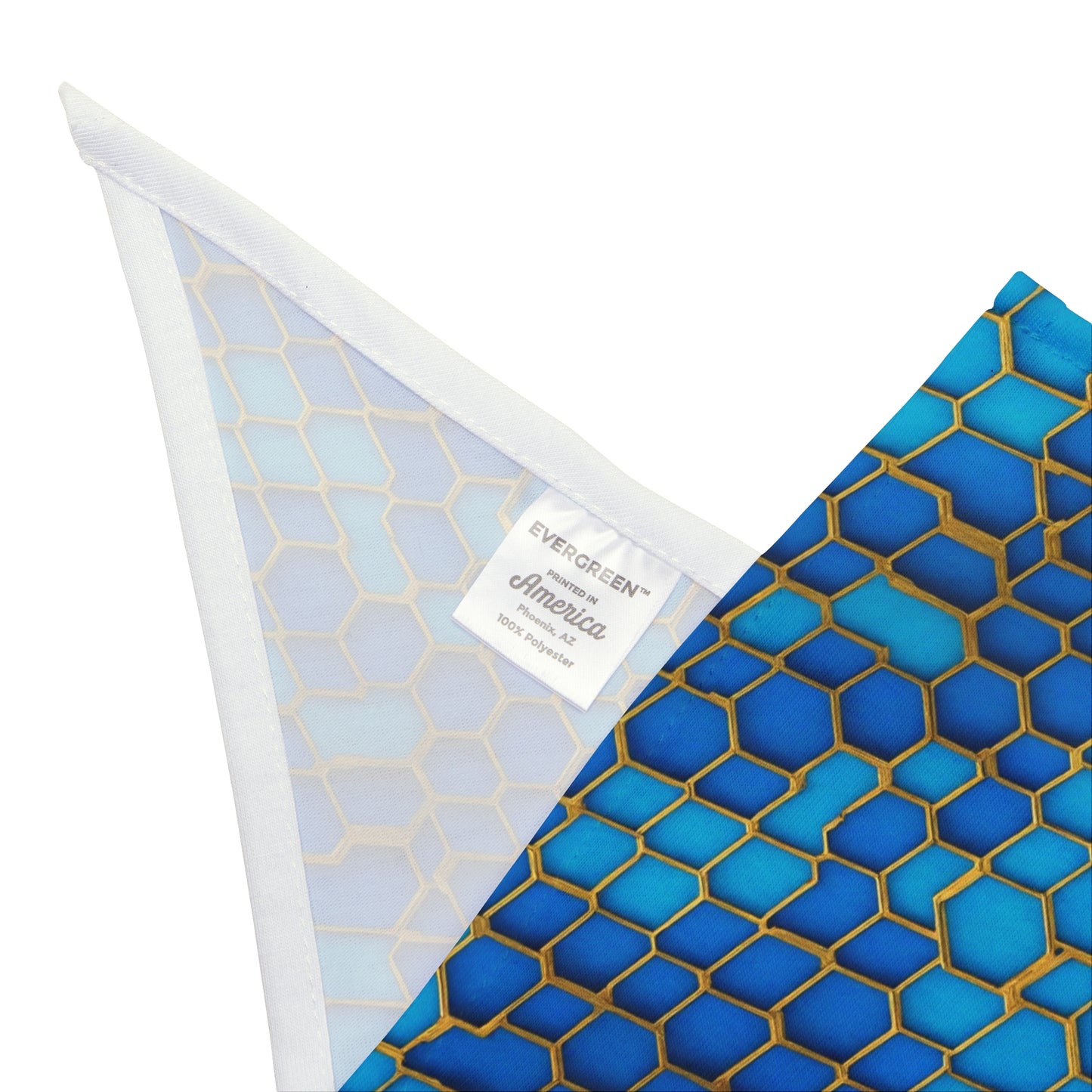 Hexagonal Harmony Pet Bandana