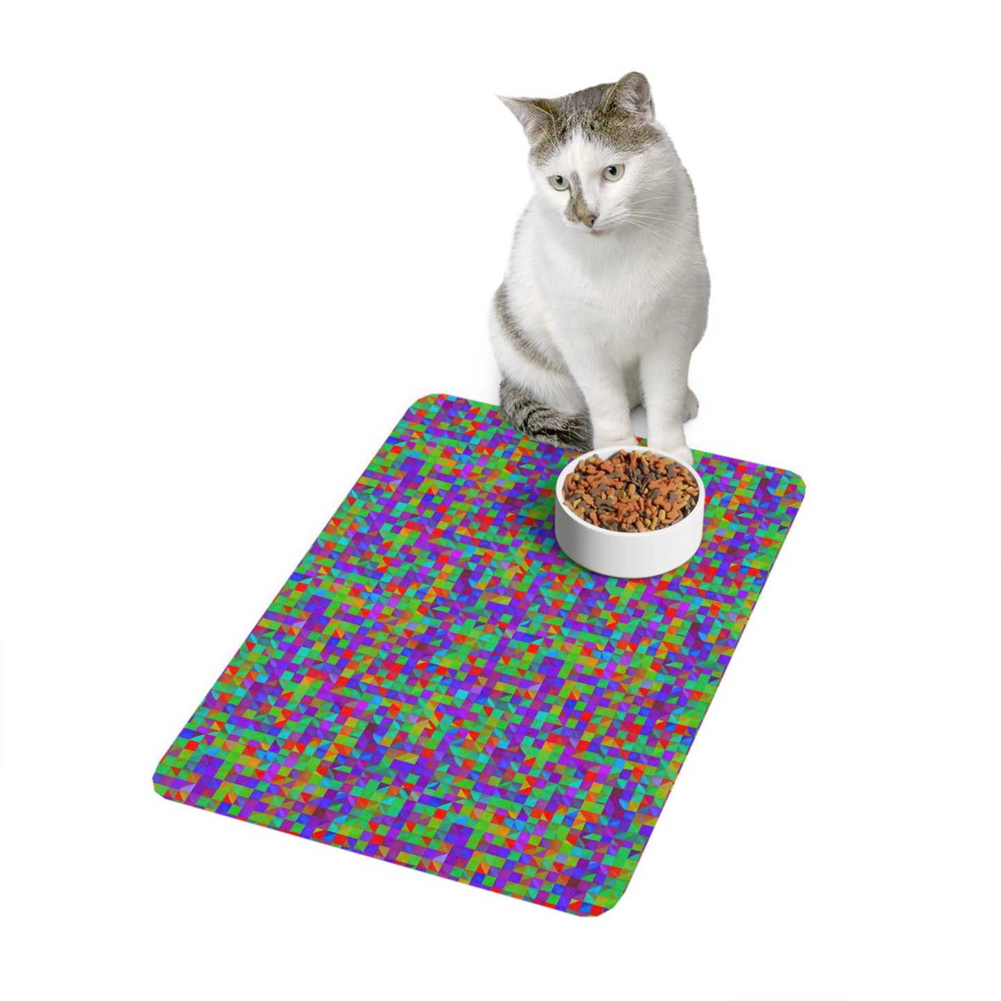 Prism Patterns Pet Food Mat (12x18)