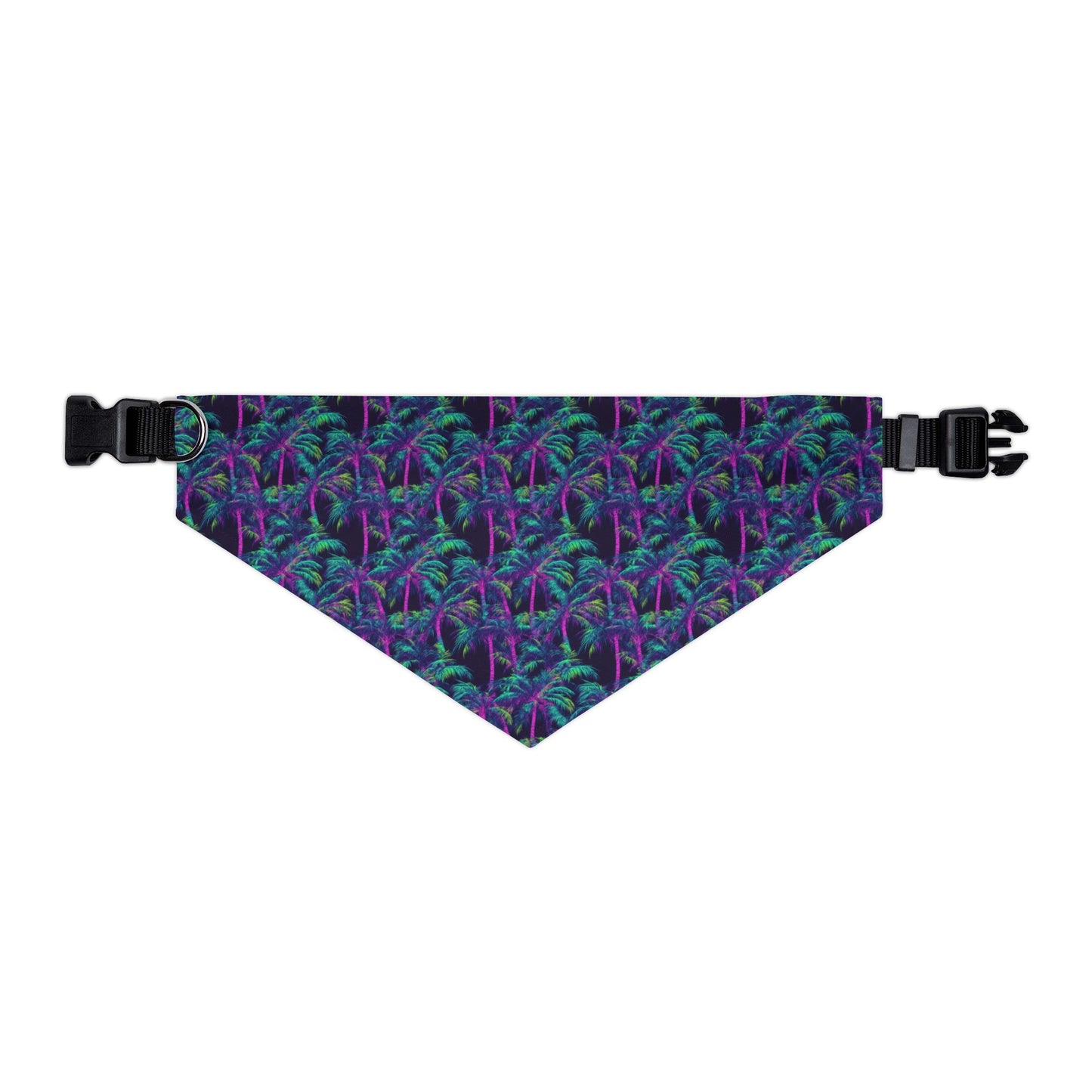 Electric Palms Pet Bandana Collar