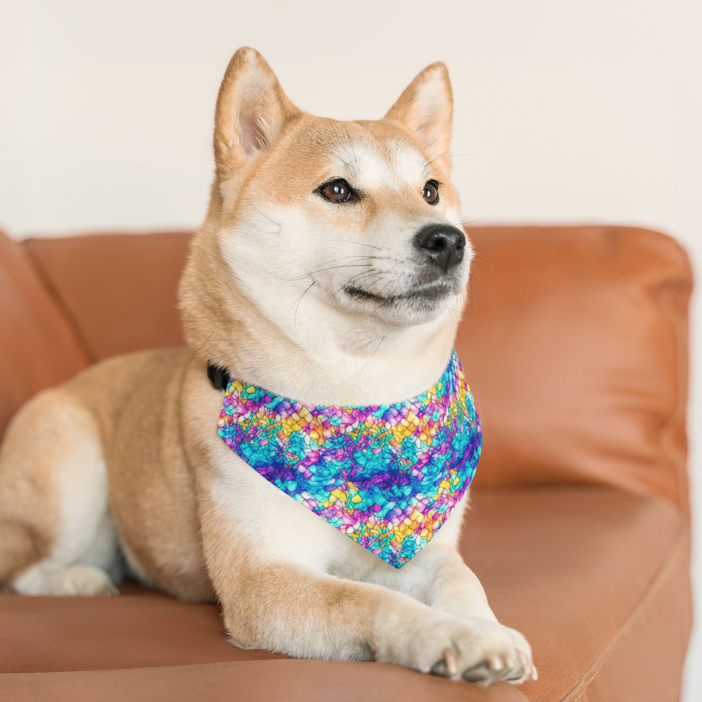 Trippy Tranquility Pet Bandana Collar