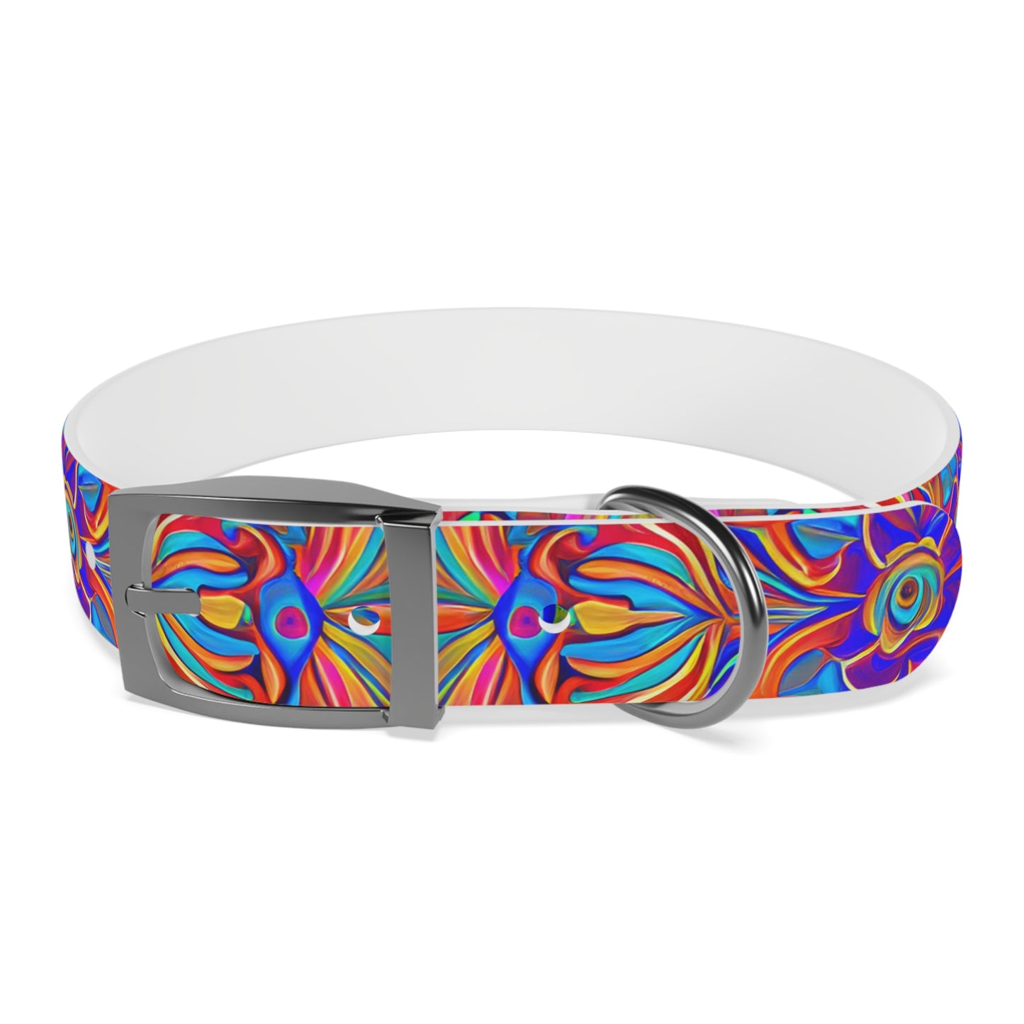 Psychedelic Spectrum Dog Collar