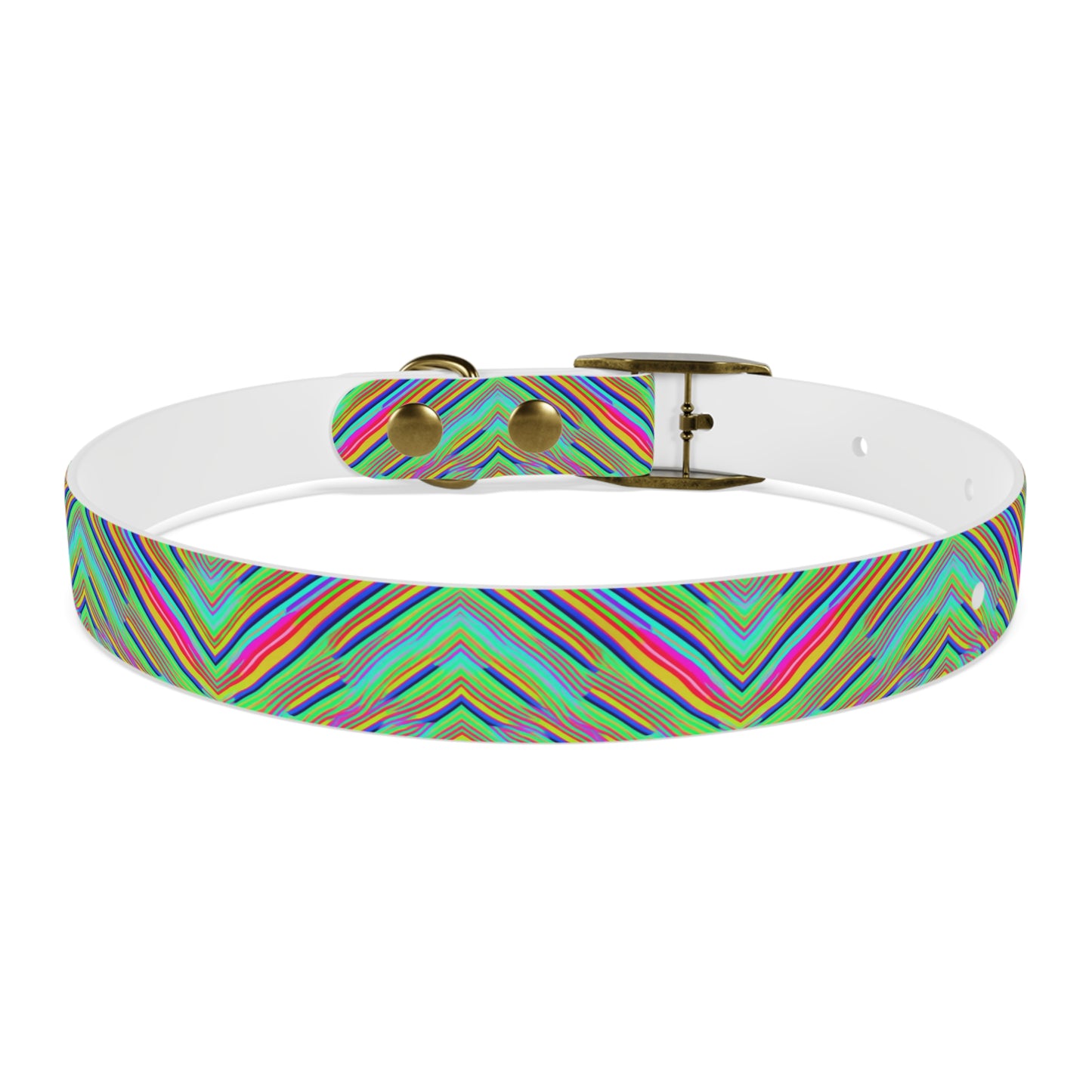 Neon Edges Dog Collar