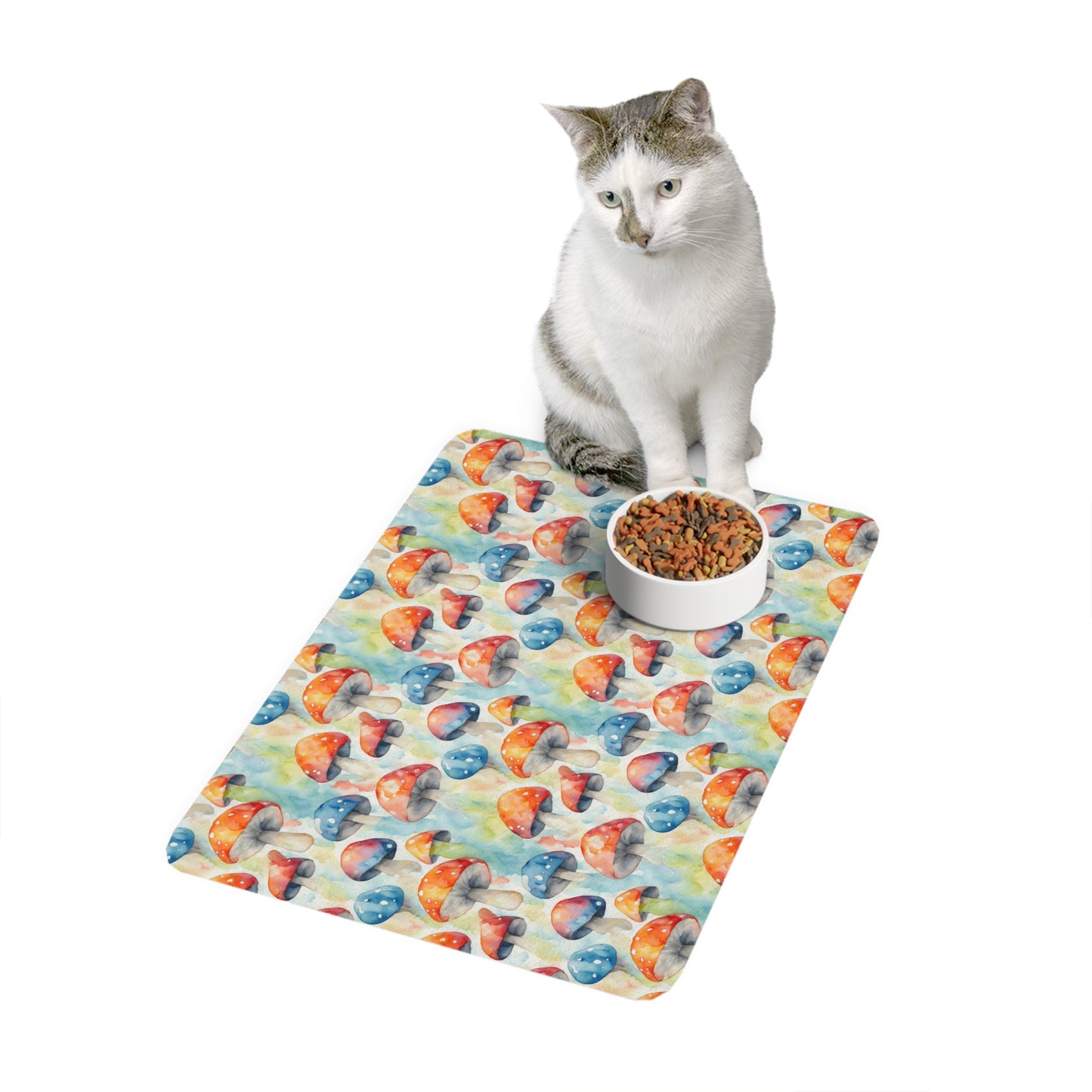 Mushroom Melody Pet Food Mat (12x18)