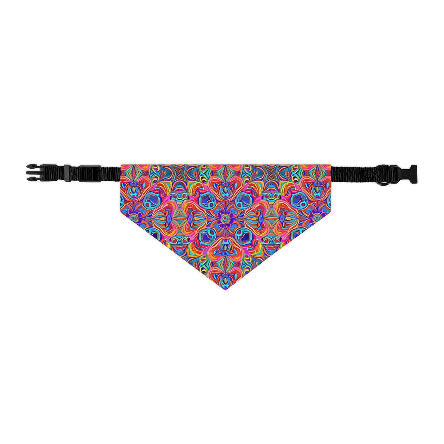 Psychedelic Spectrum Pet Bandana Collar