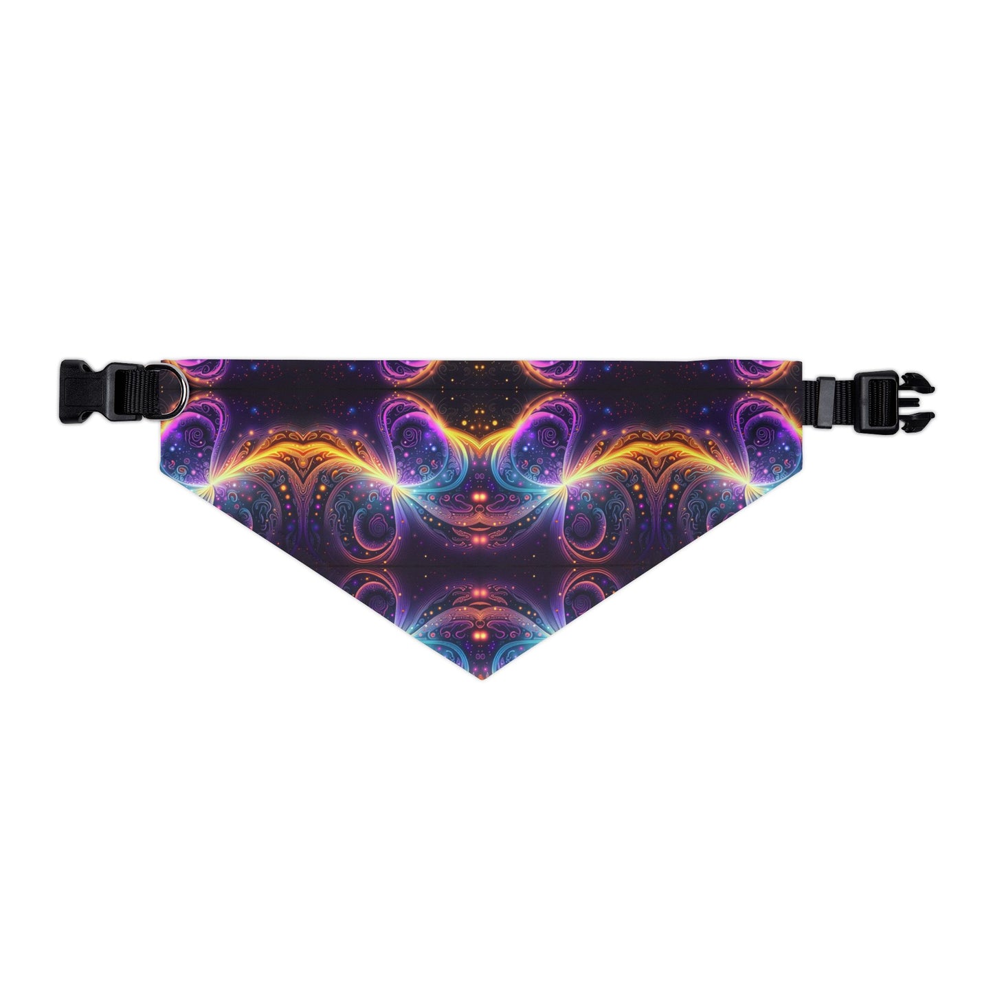 Neon Trance Pet Bandana Collar