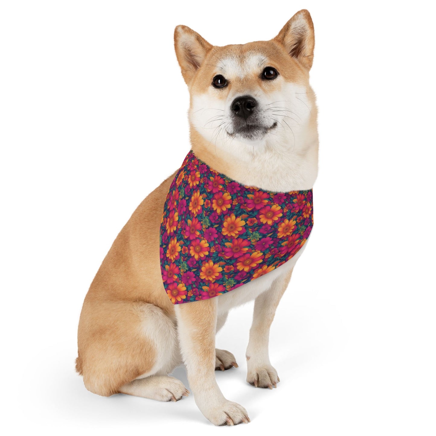 Daisy Delight Pet Bandana Collar