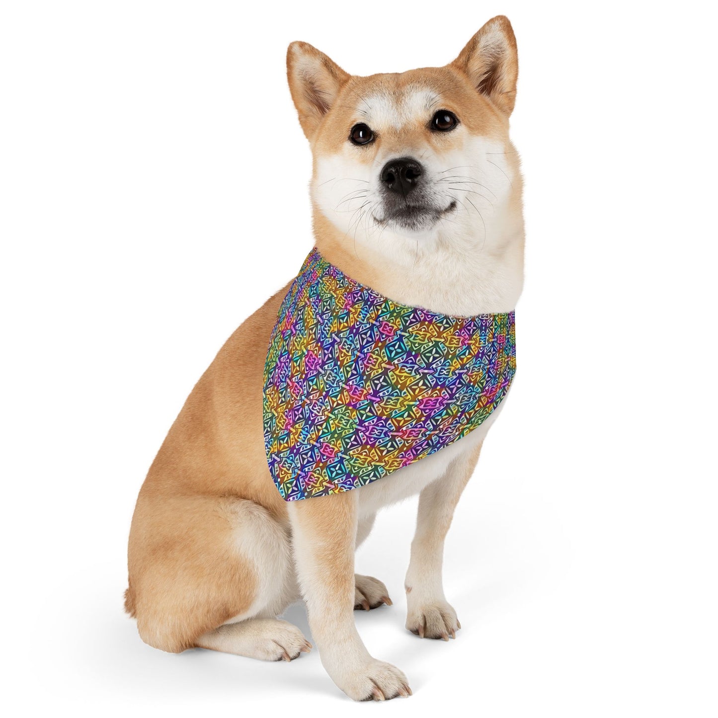 Hypno Hues Pet Bandana Collar