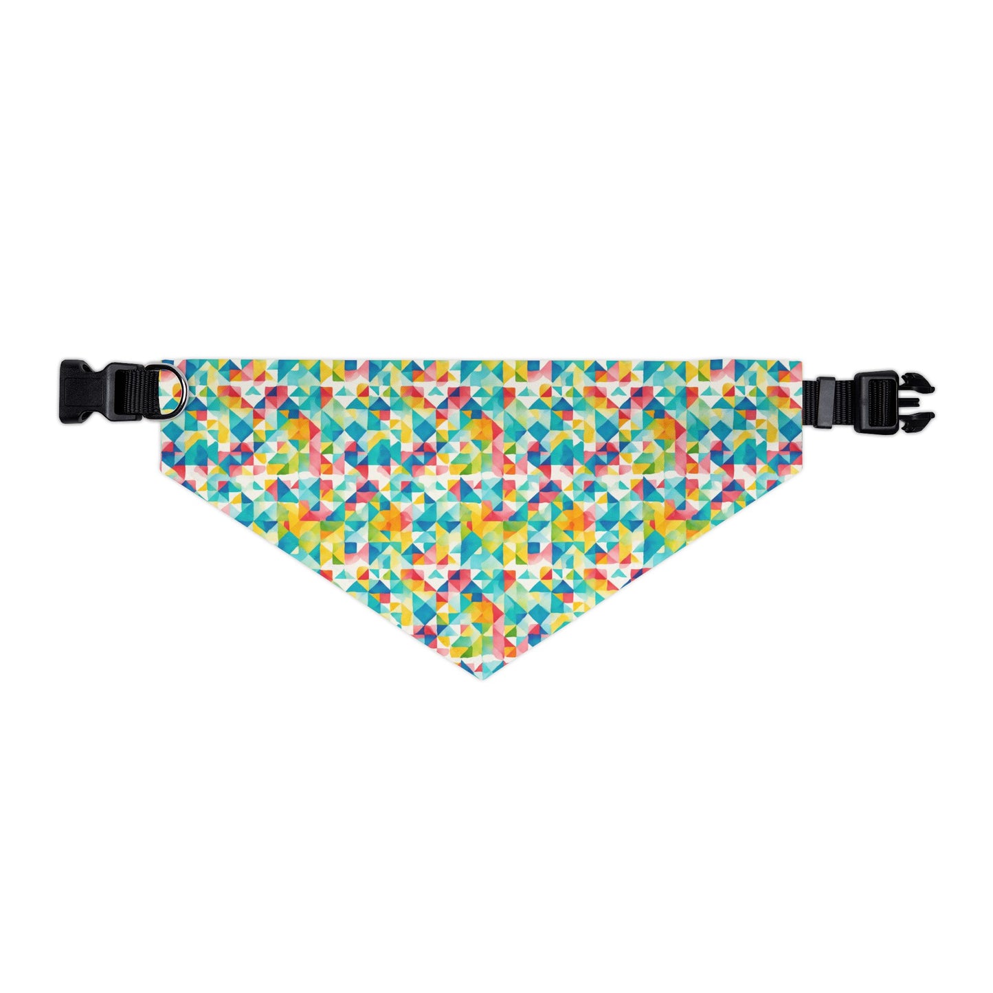 Mosaic Mirage Pet Bandana Collar