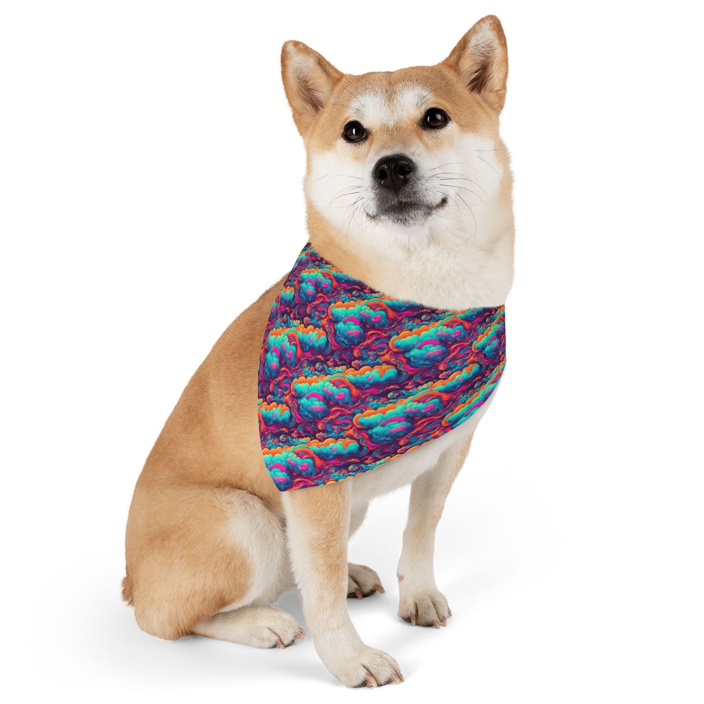 Abstract Alchemy Pet Bandana Collar