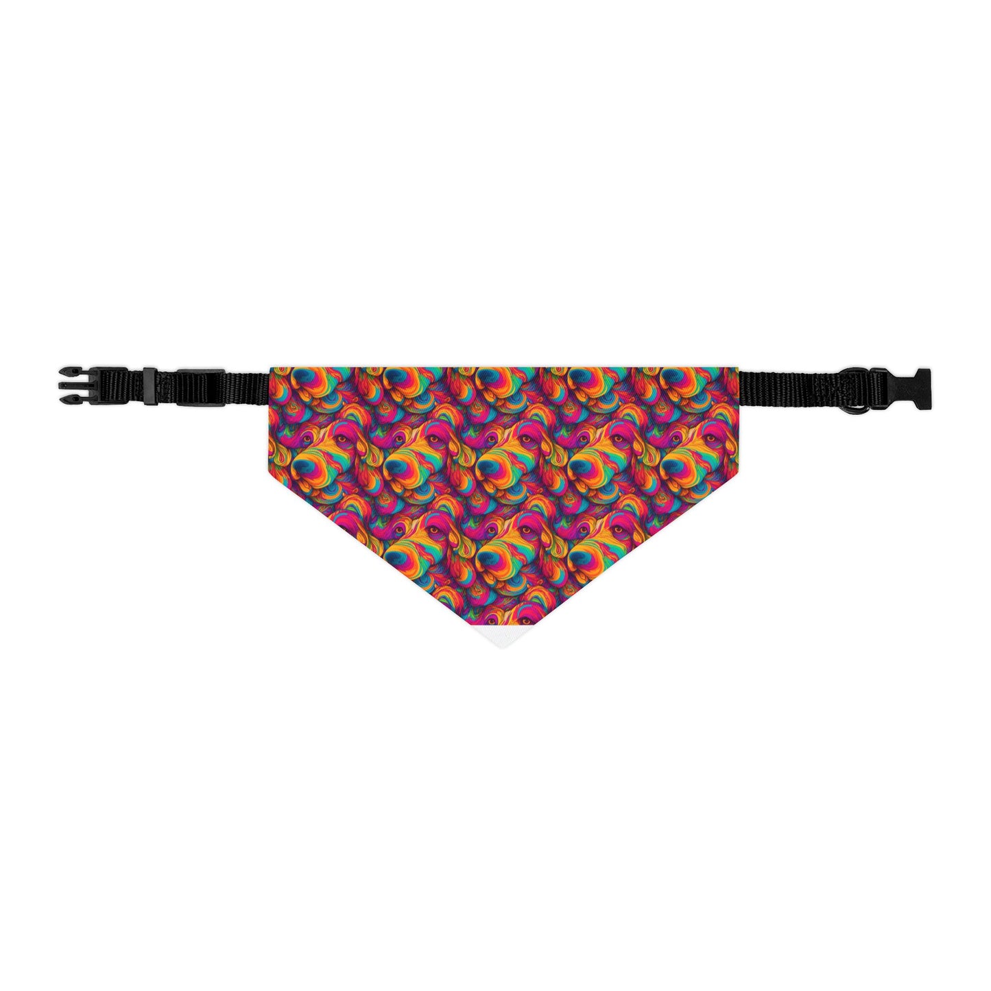 Abstract Woof Pet Bandana Collar