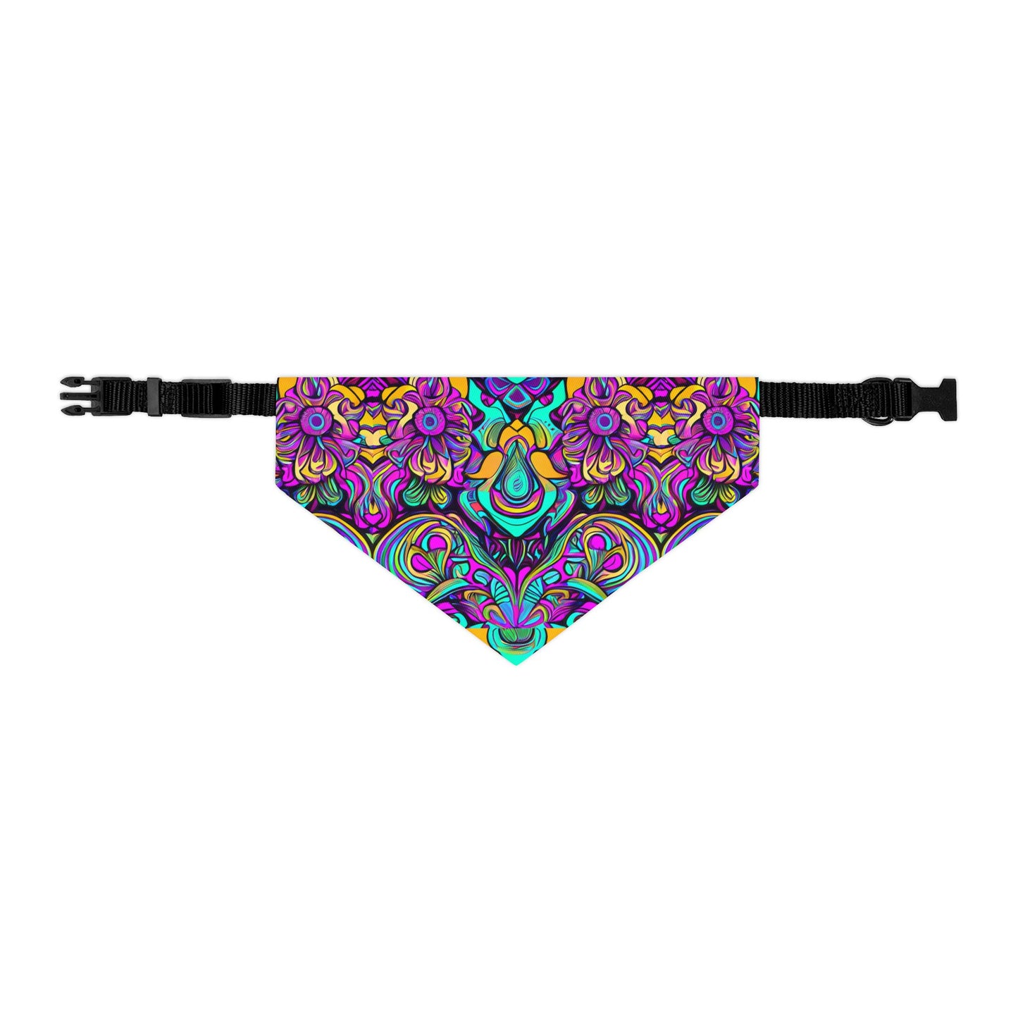 Psychedelic Chaos Pet Bandana Collar