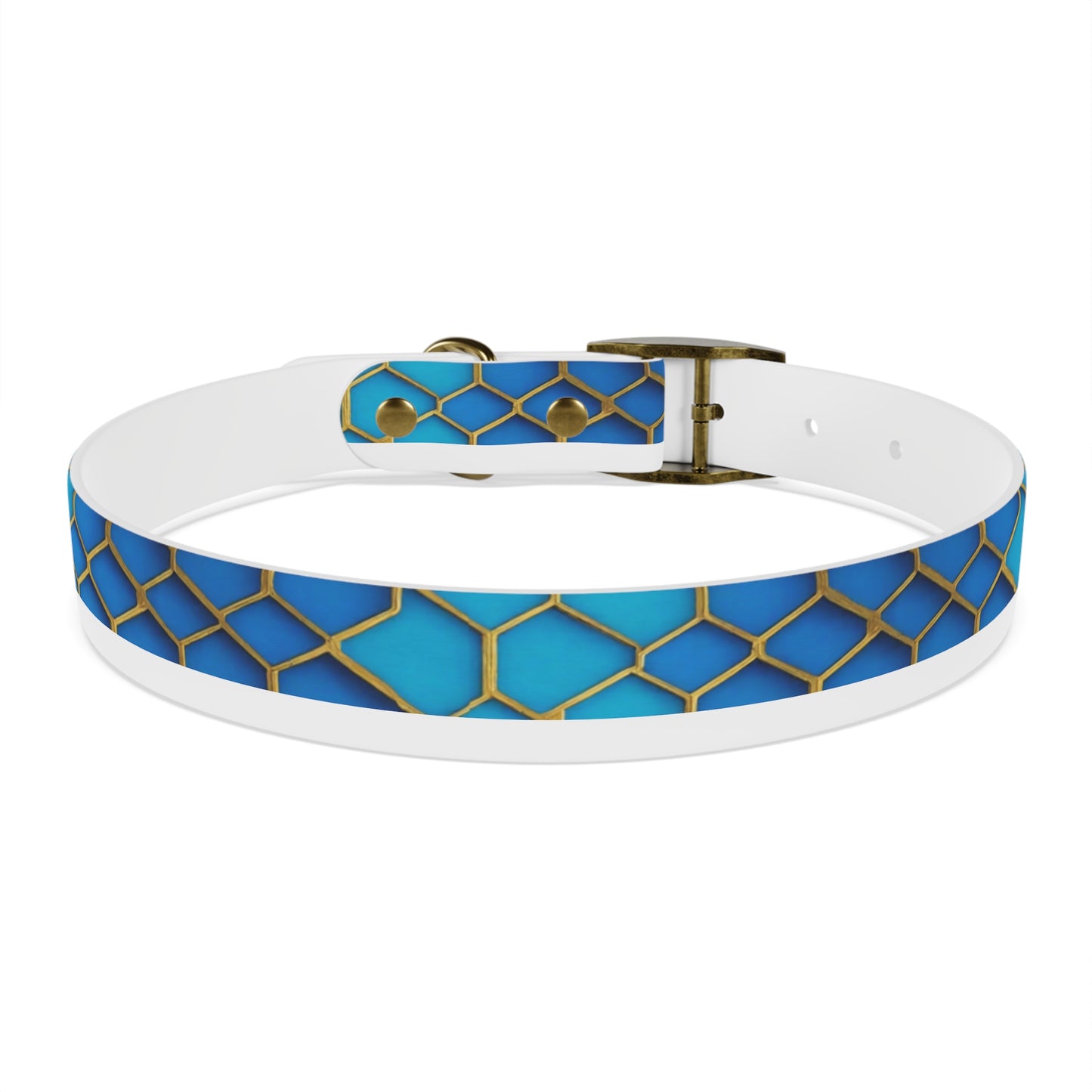 Hexagonal Harmony Dog Collar