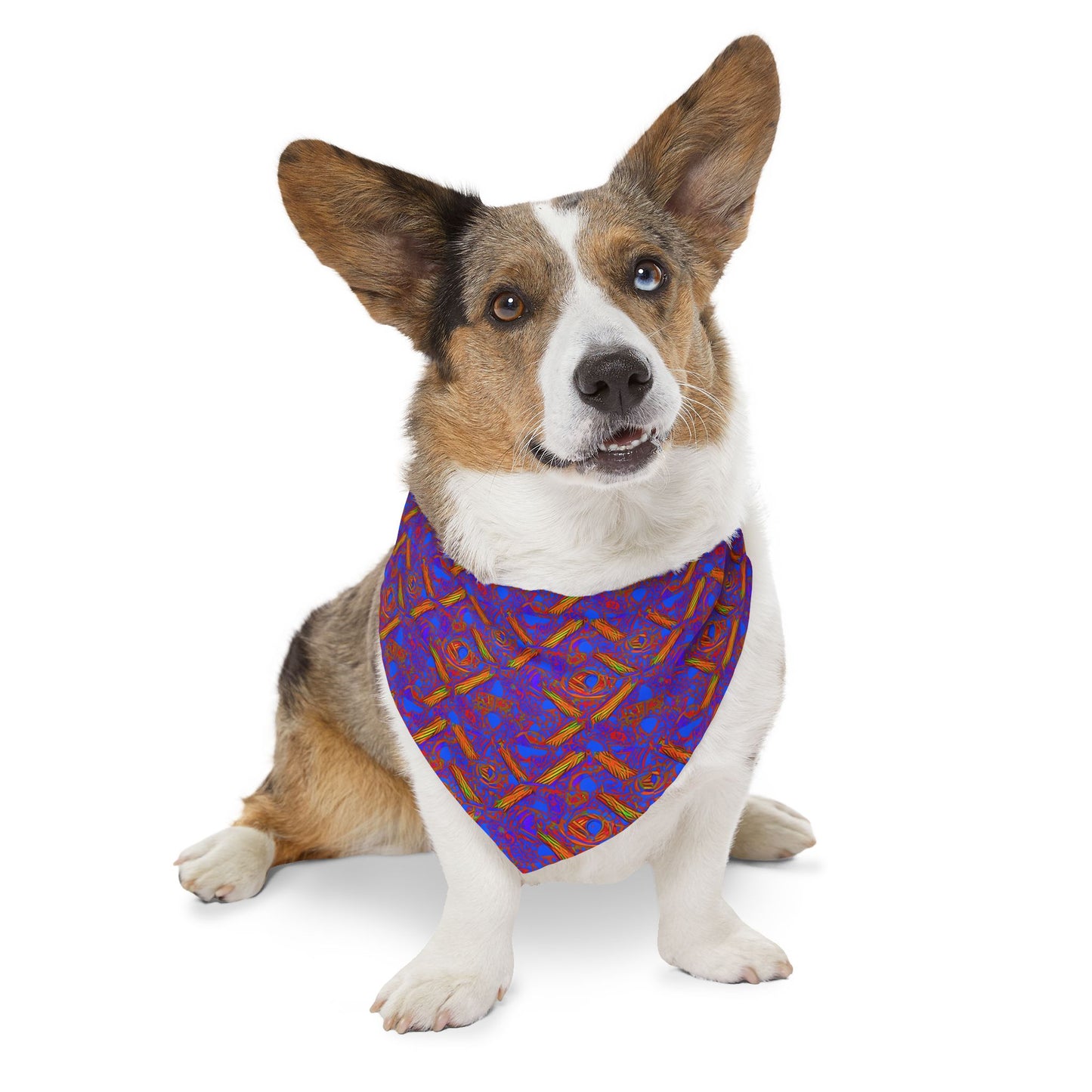 Brilliant Blend Pet Bandana Collar