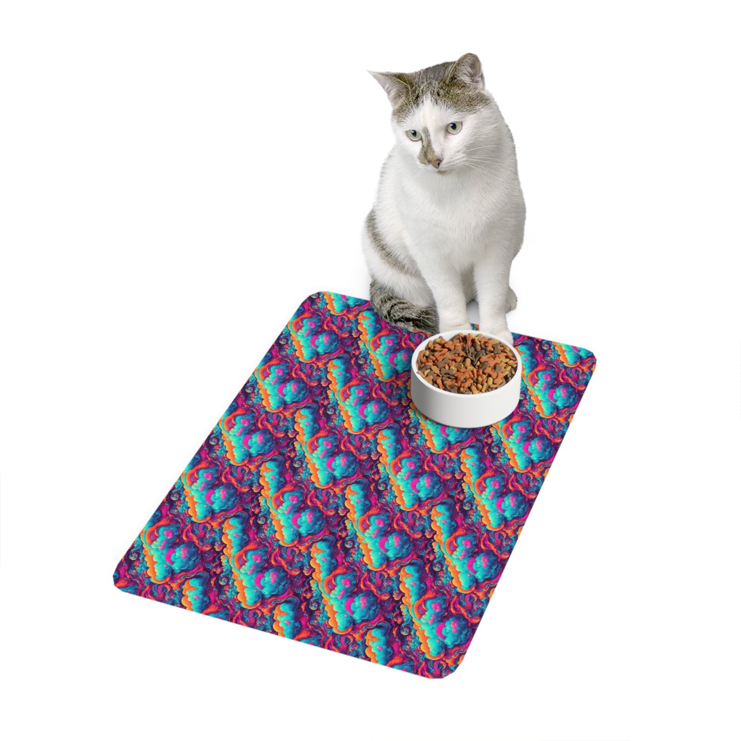 Abstract Alchemy Pet Food Mat (12x18)