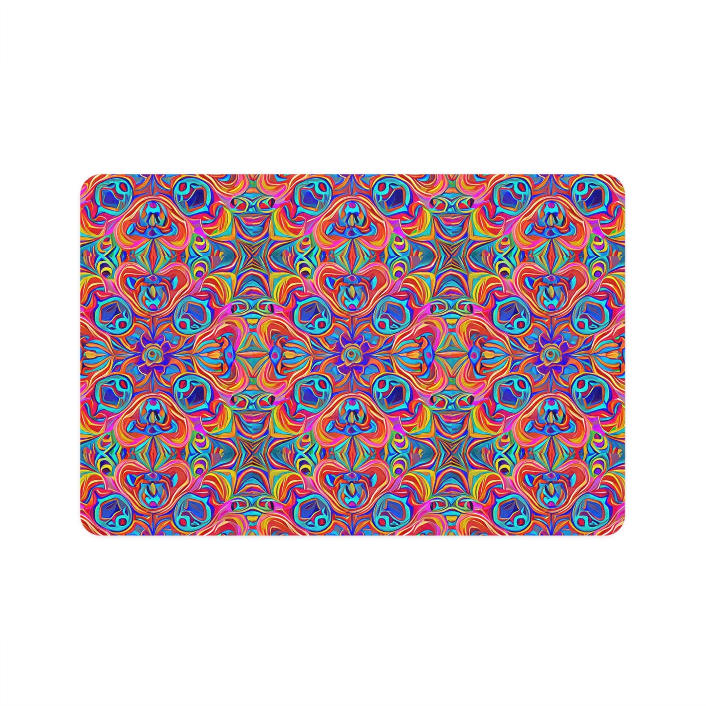 Psychedelic Spectrum Pet Food Mat (12x18)