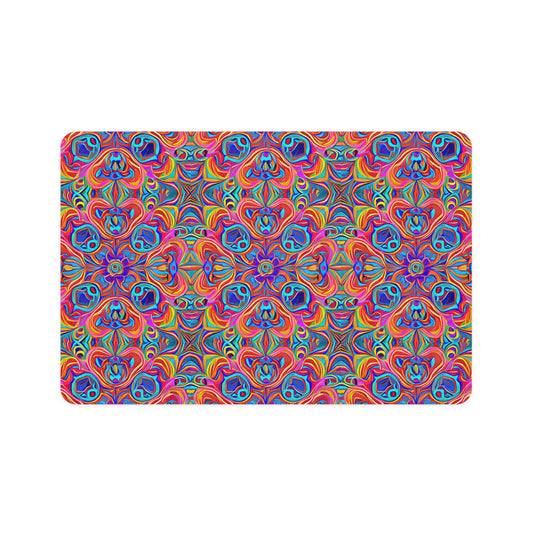 Psychedelic Spectrum Pet Food Mat (12x18)