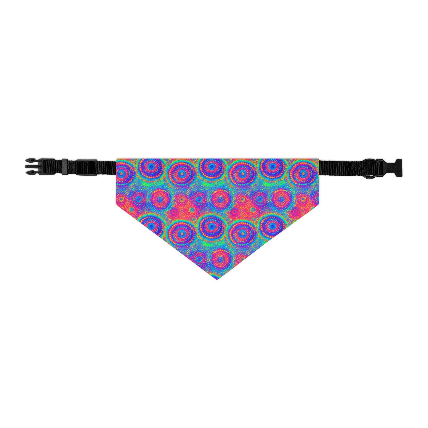 Poly Glow Pet Bandana Collar