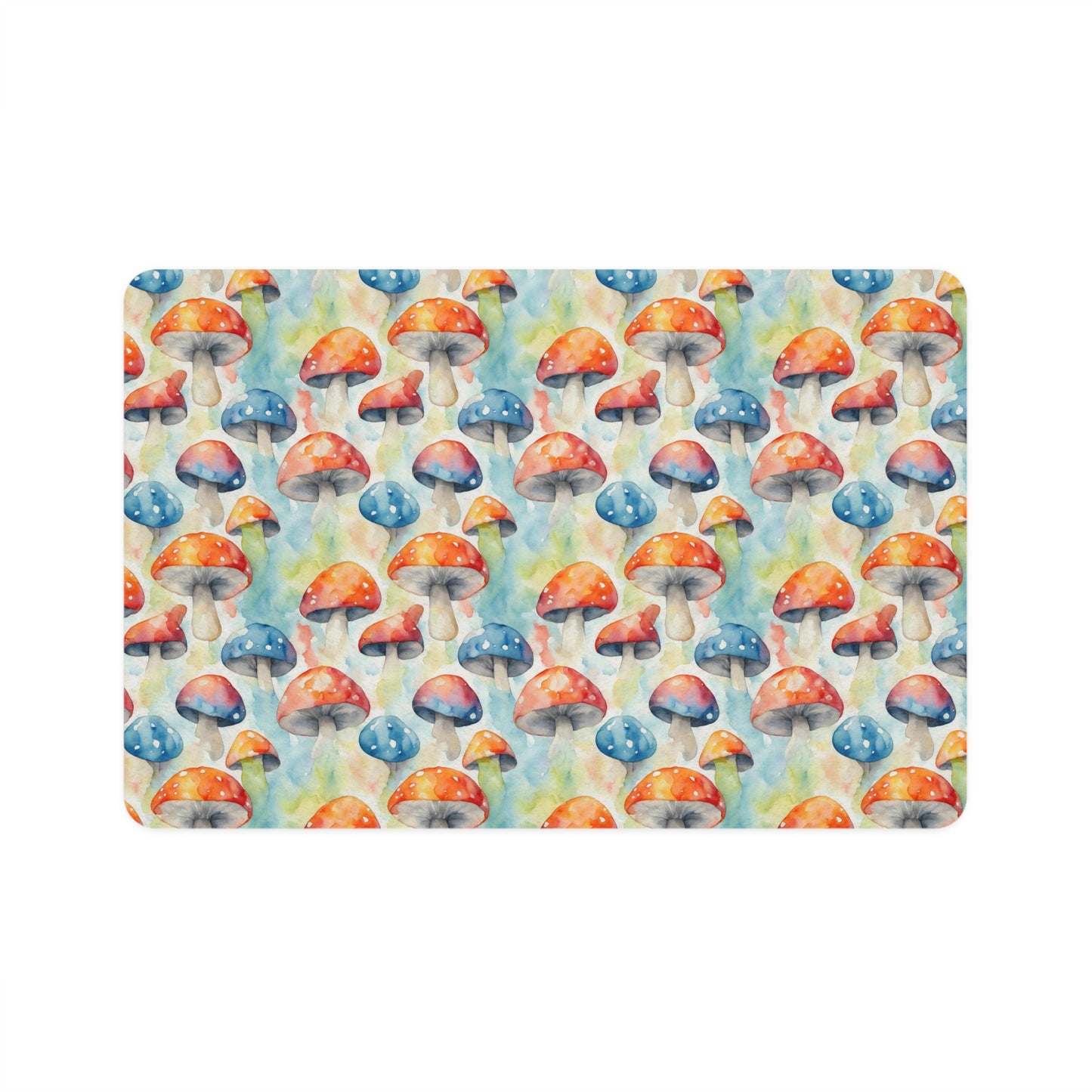 Mushroom Melody Pet Food Mat (12x18)