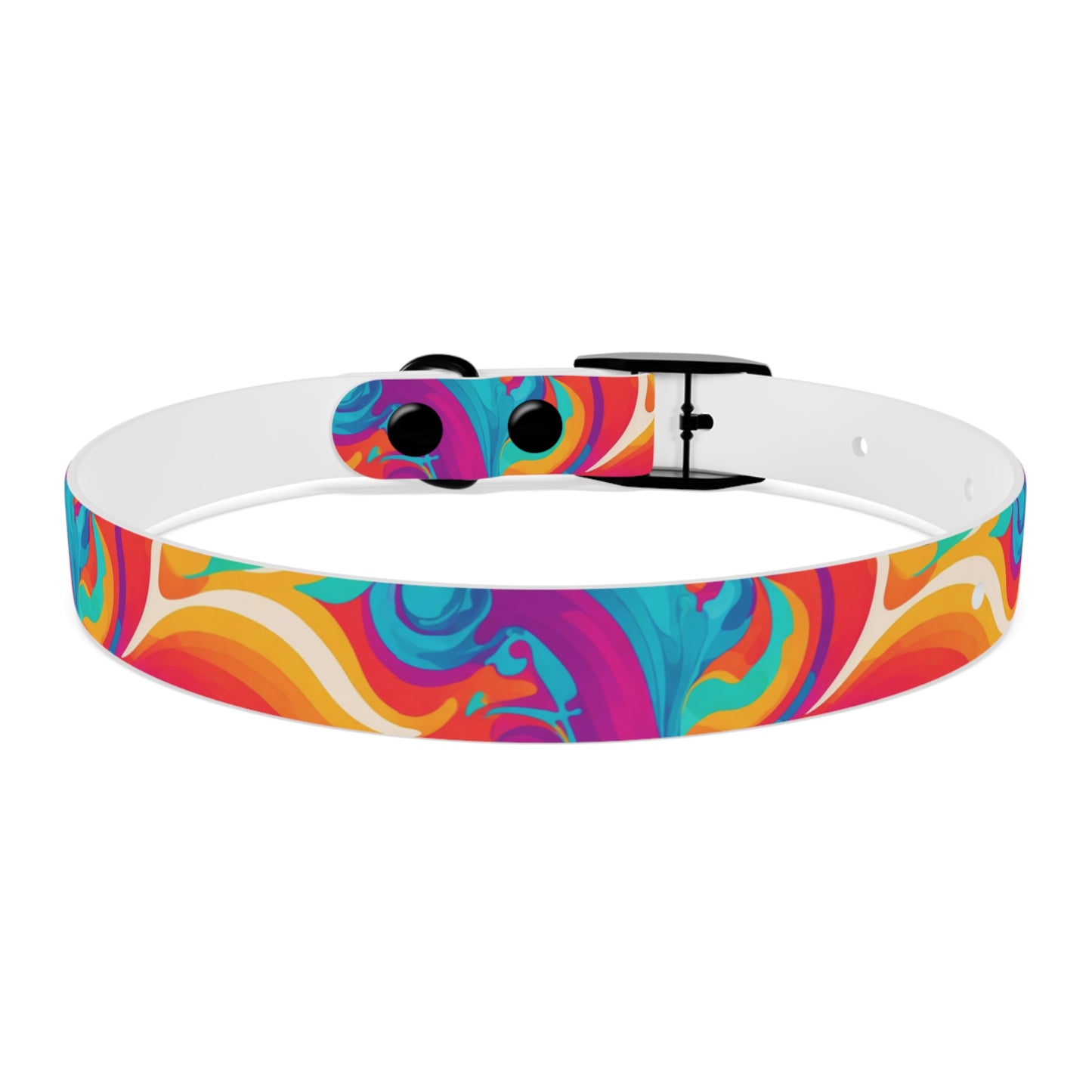 Rainbow Ripple Dog Collar