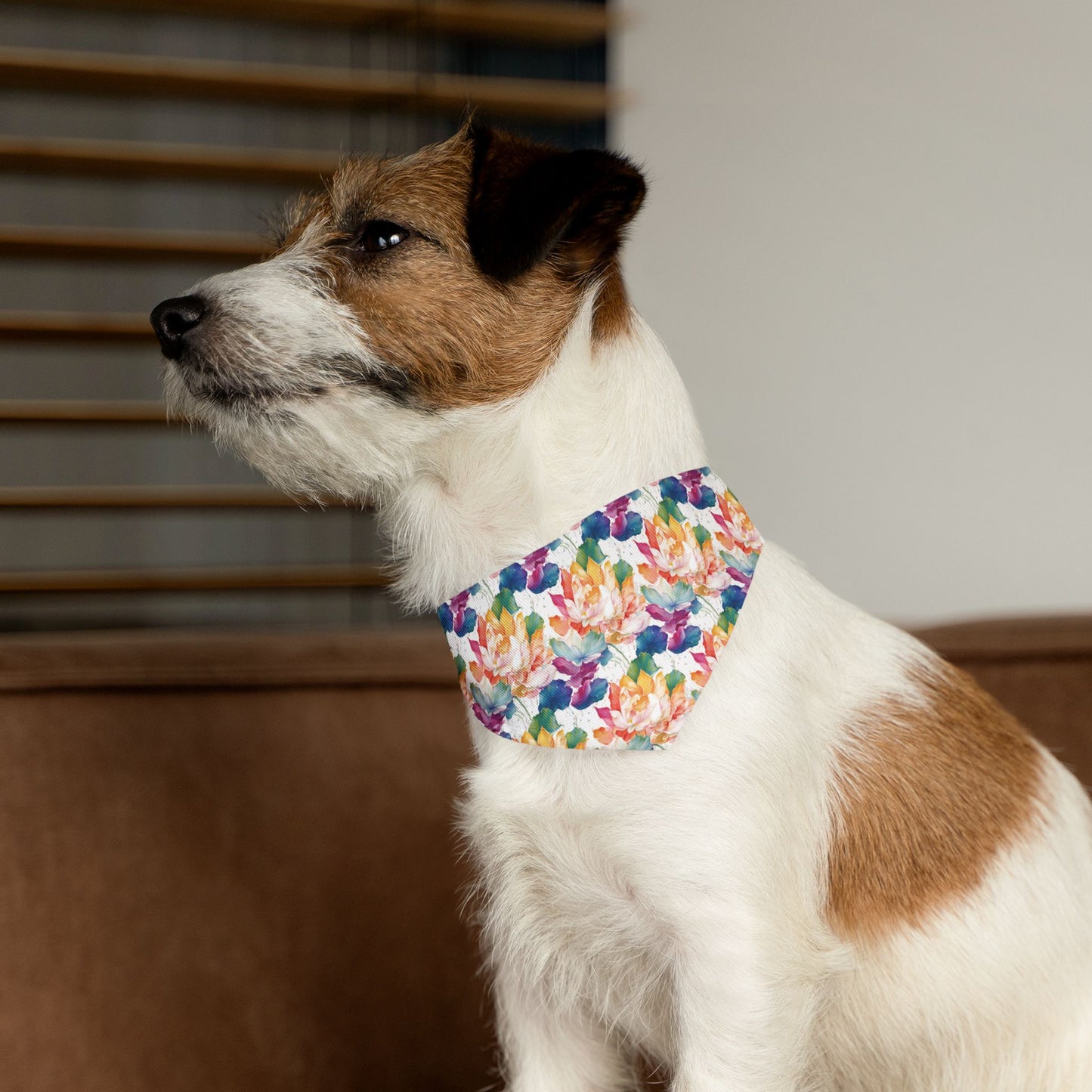 Botanical Bliss Pet Bandana Collar