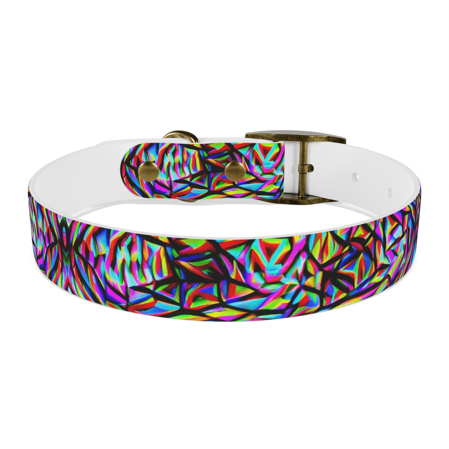 Mind Melt Patterns Dog Collar