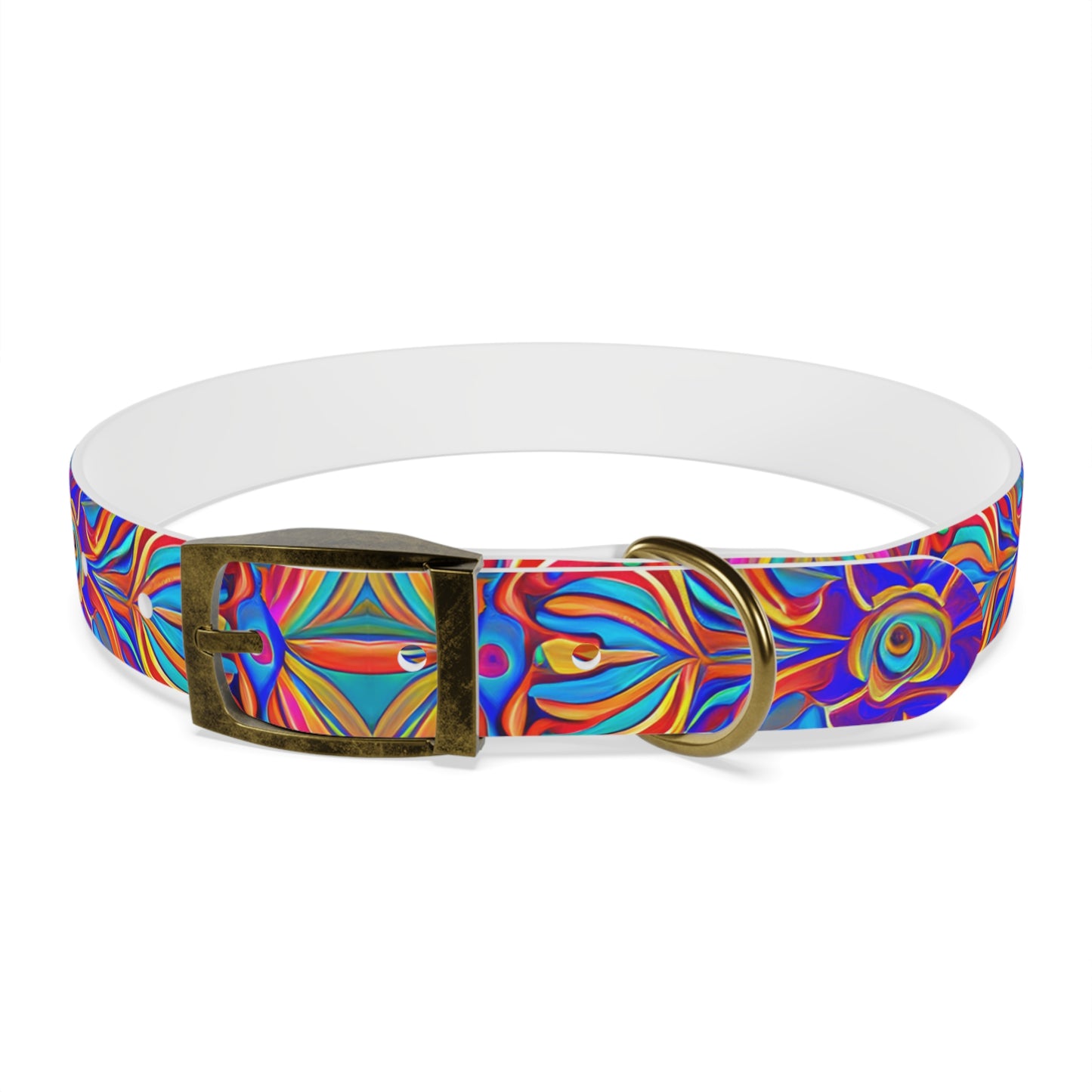 Psychedelic Spectrum Dog Collar