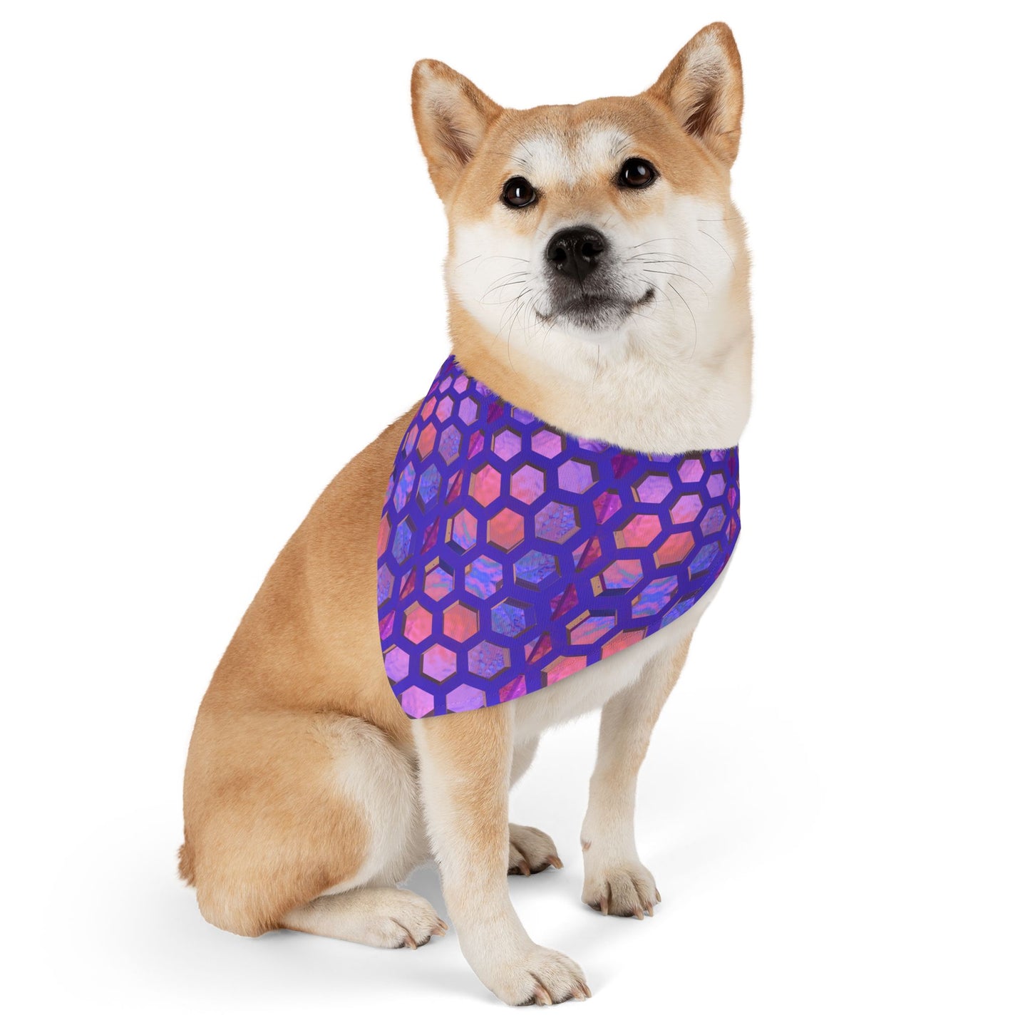 Hexa Bliss Pet Bandana Collar