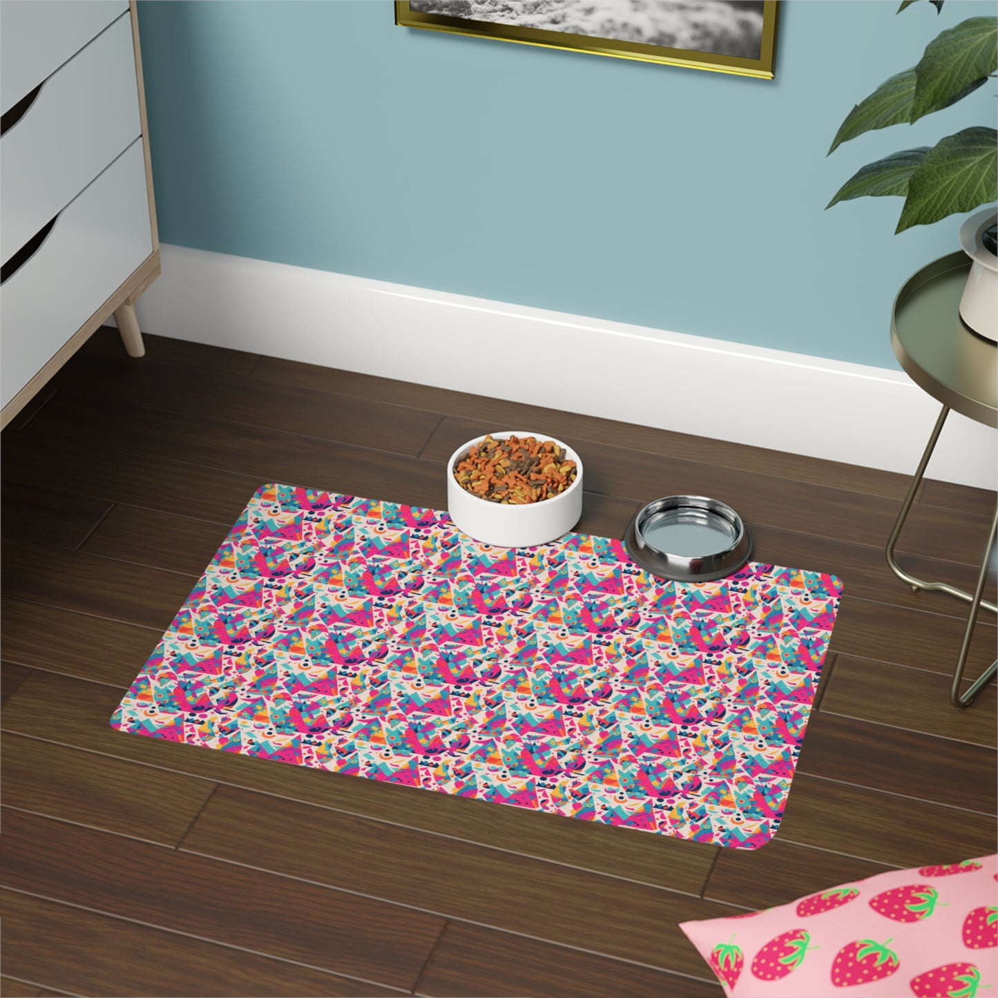 Edgy Elegance Pet Food Mat (12x18)