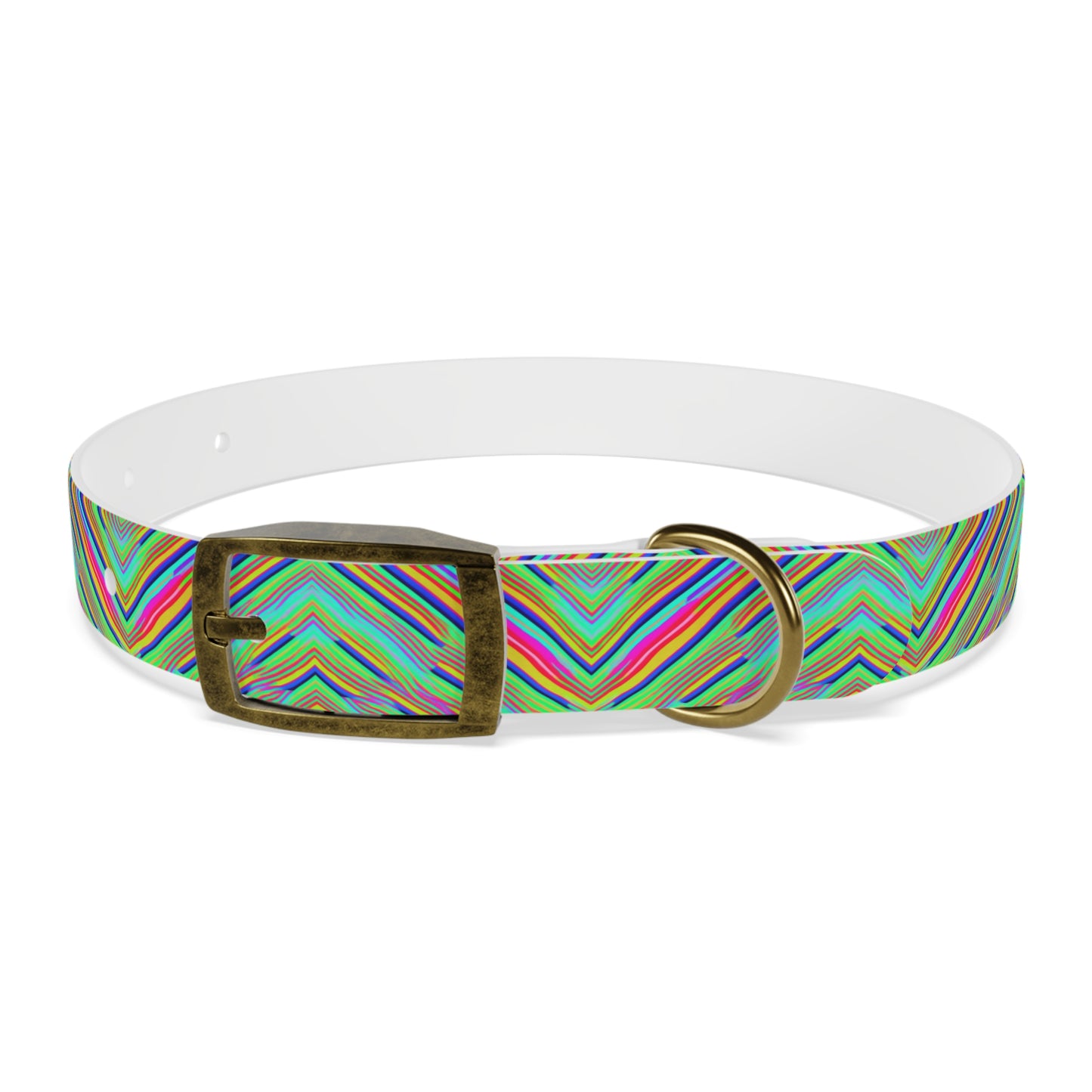 Neon Edges Dog Collar