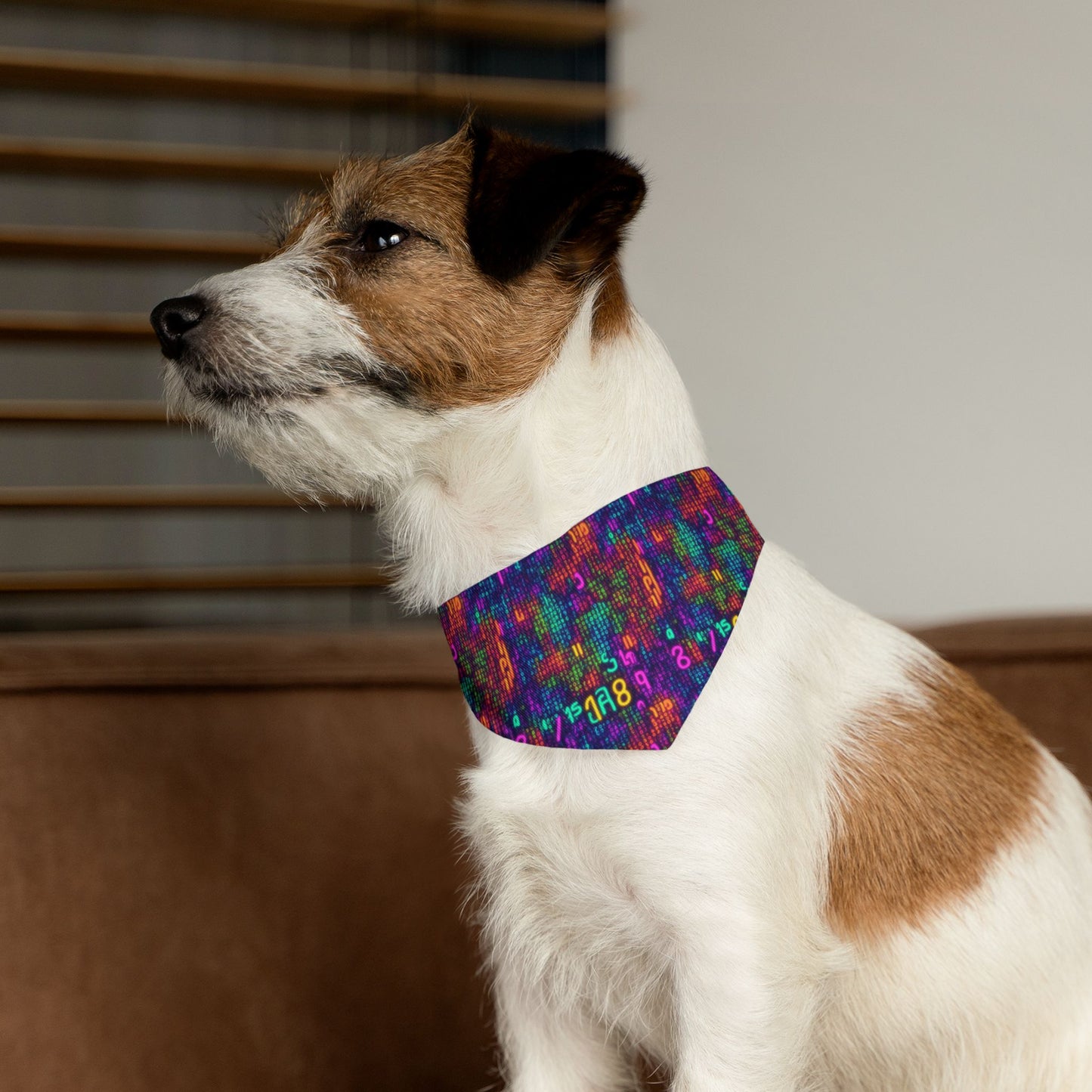 Trapped In The Matrix Pet Bandana Collar