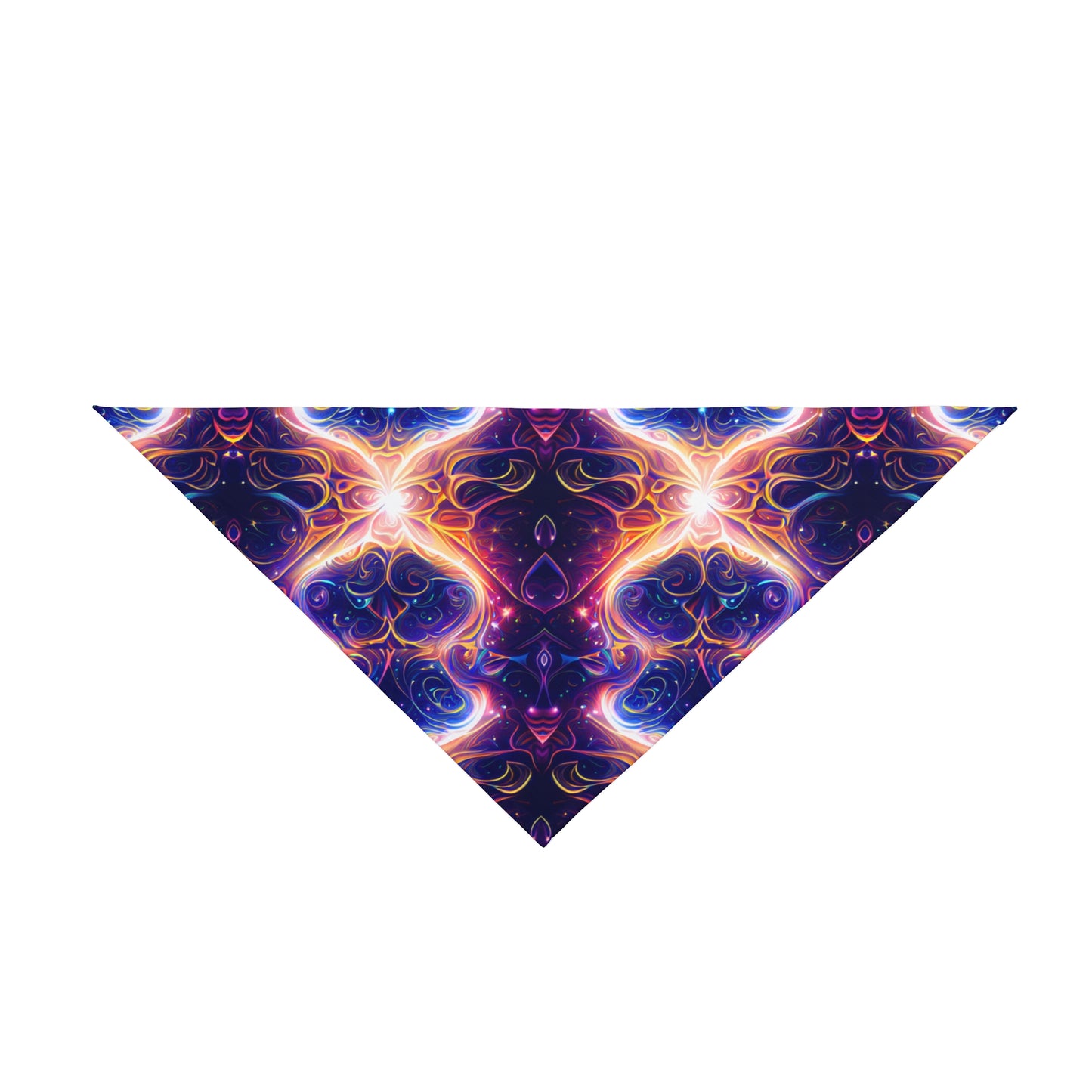 Neon Dreamscape Pet Bandana