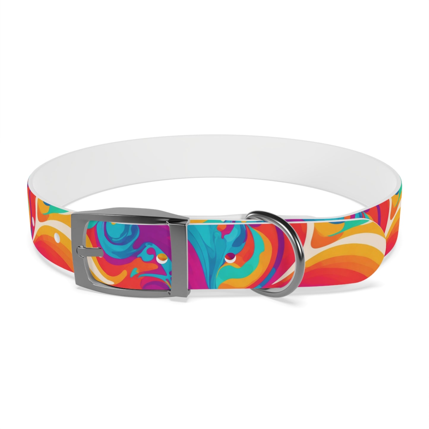 Rainbow Ripple Dog Collar